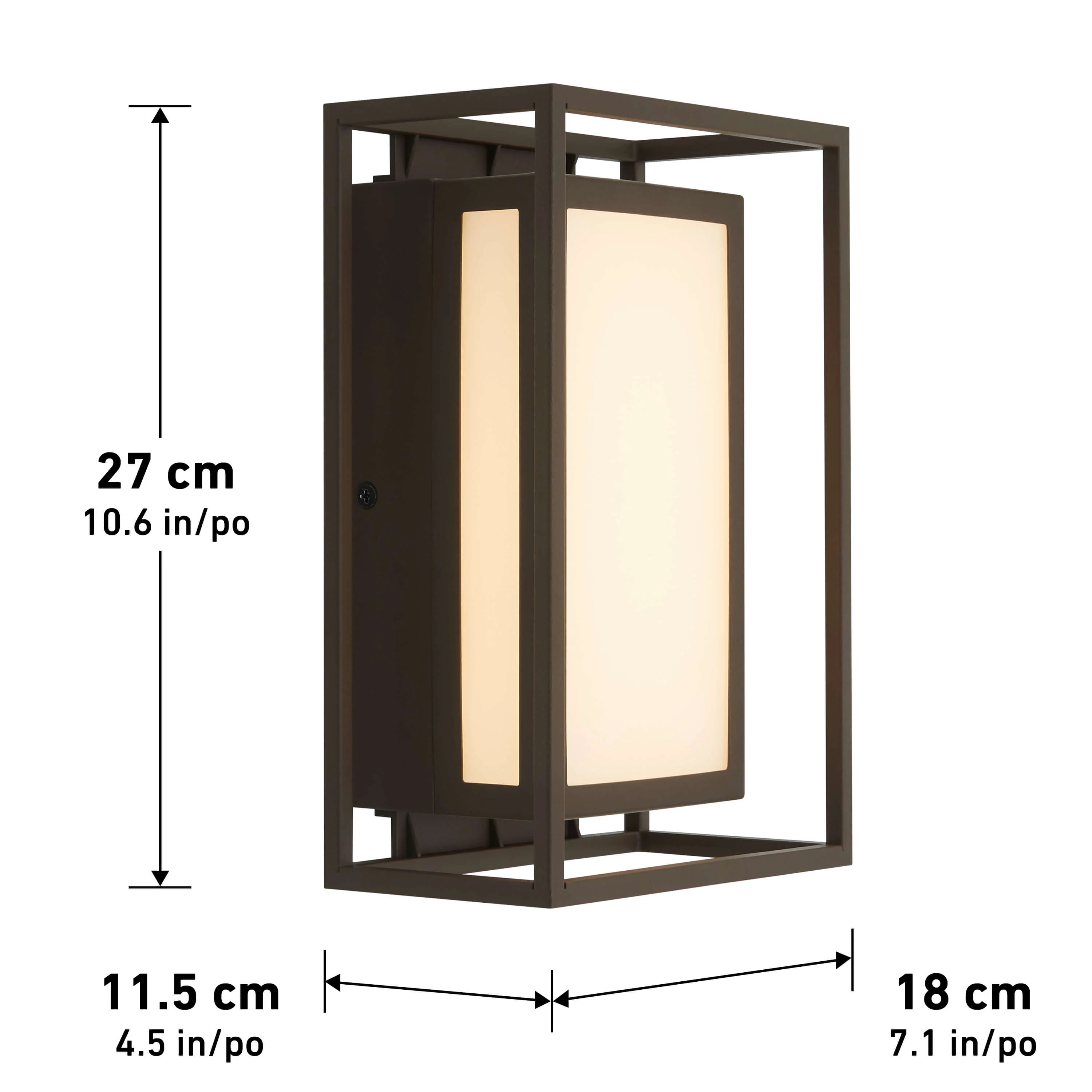 Ghost indoor-outdoor LED wall light - Image 8