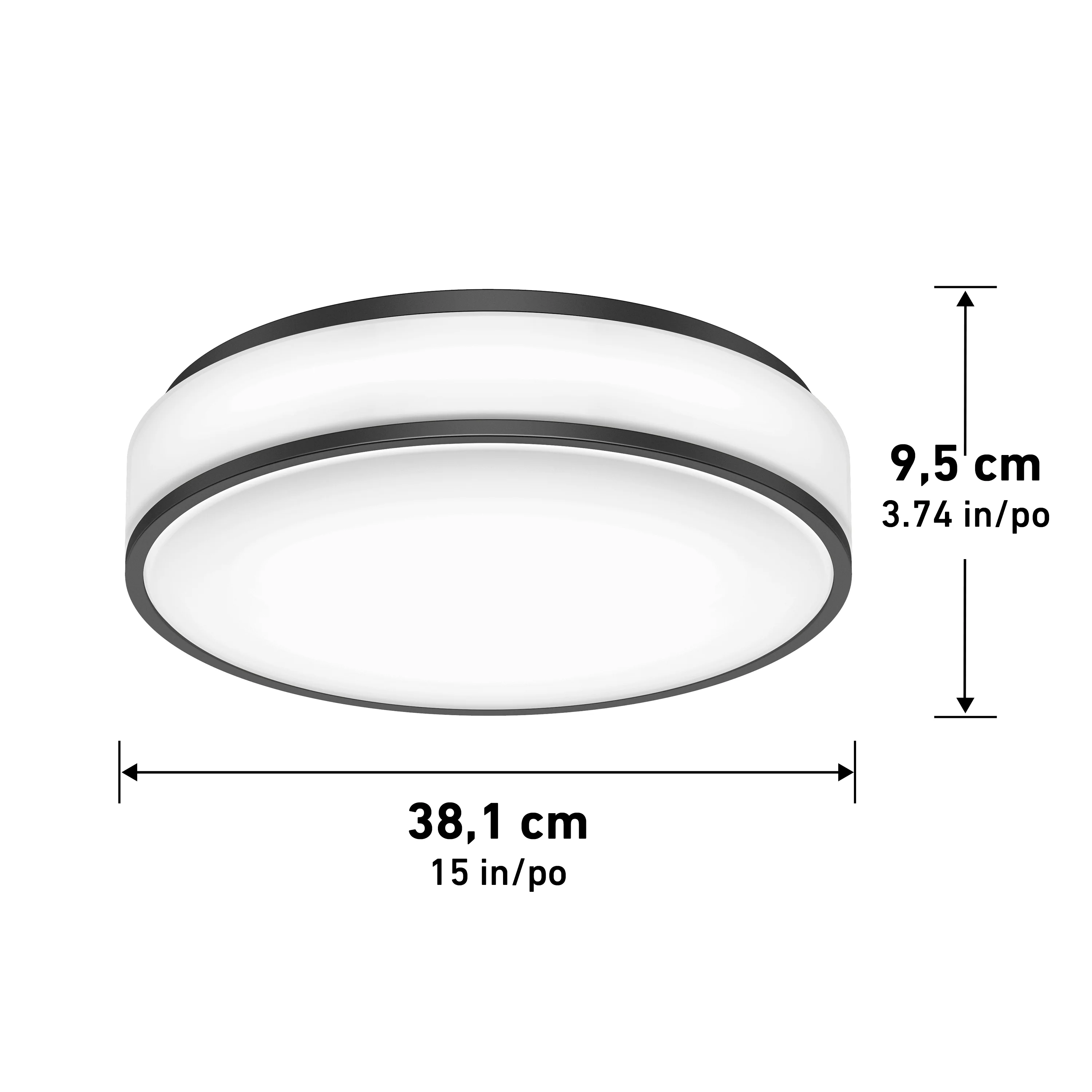 Giada 15 in. (38 cm) Modern LED Flush Mount Ceiling Light 5 CCT - Image 13