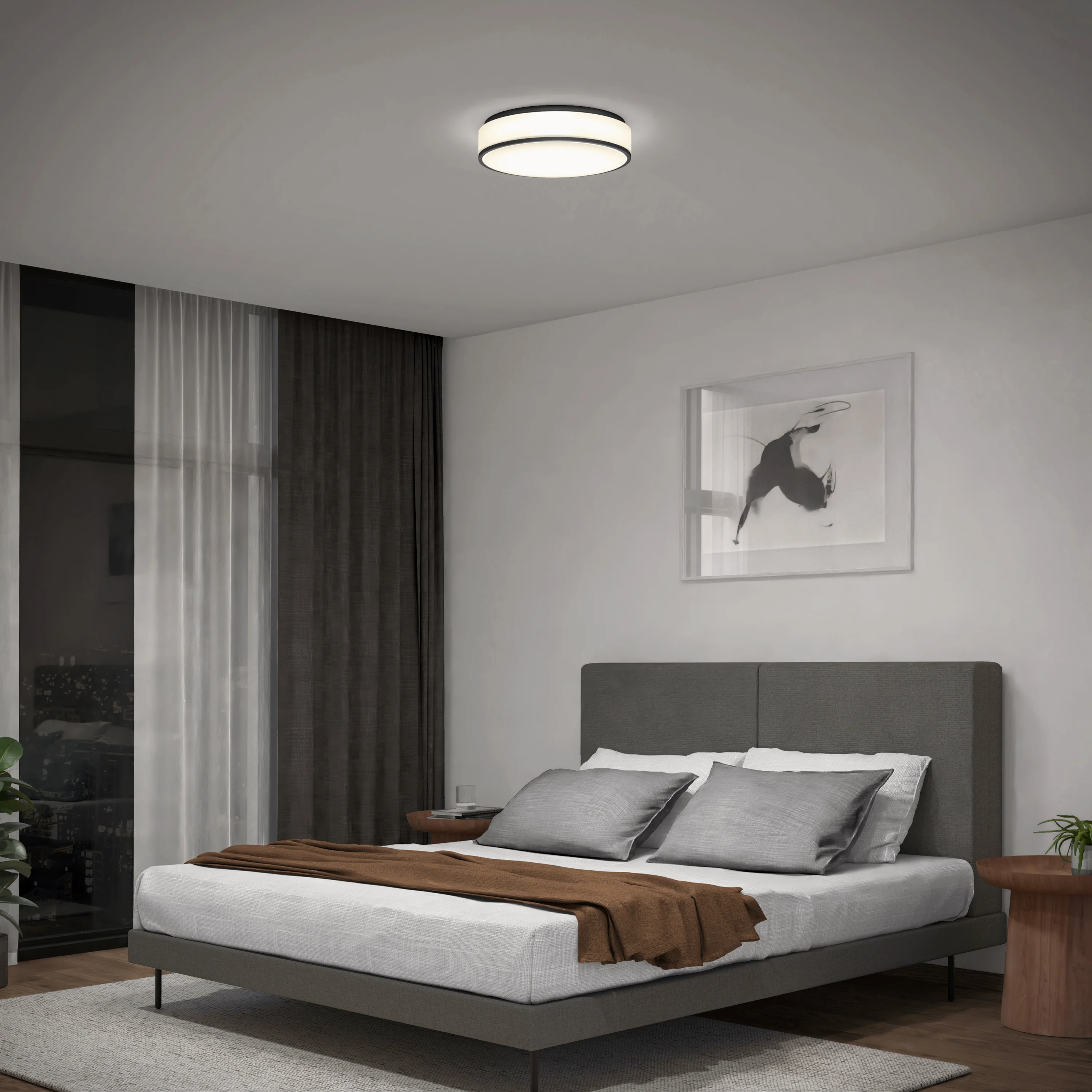 Giada 15 in. (38 cm) Modern LED Flush Mount Ceiling Light 5 CCT - Image 2