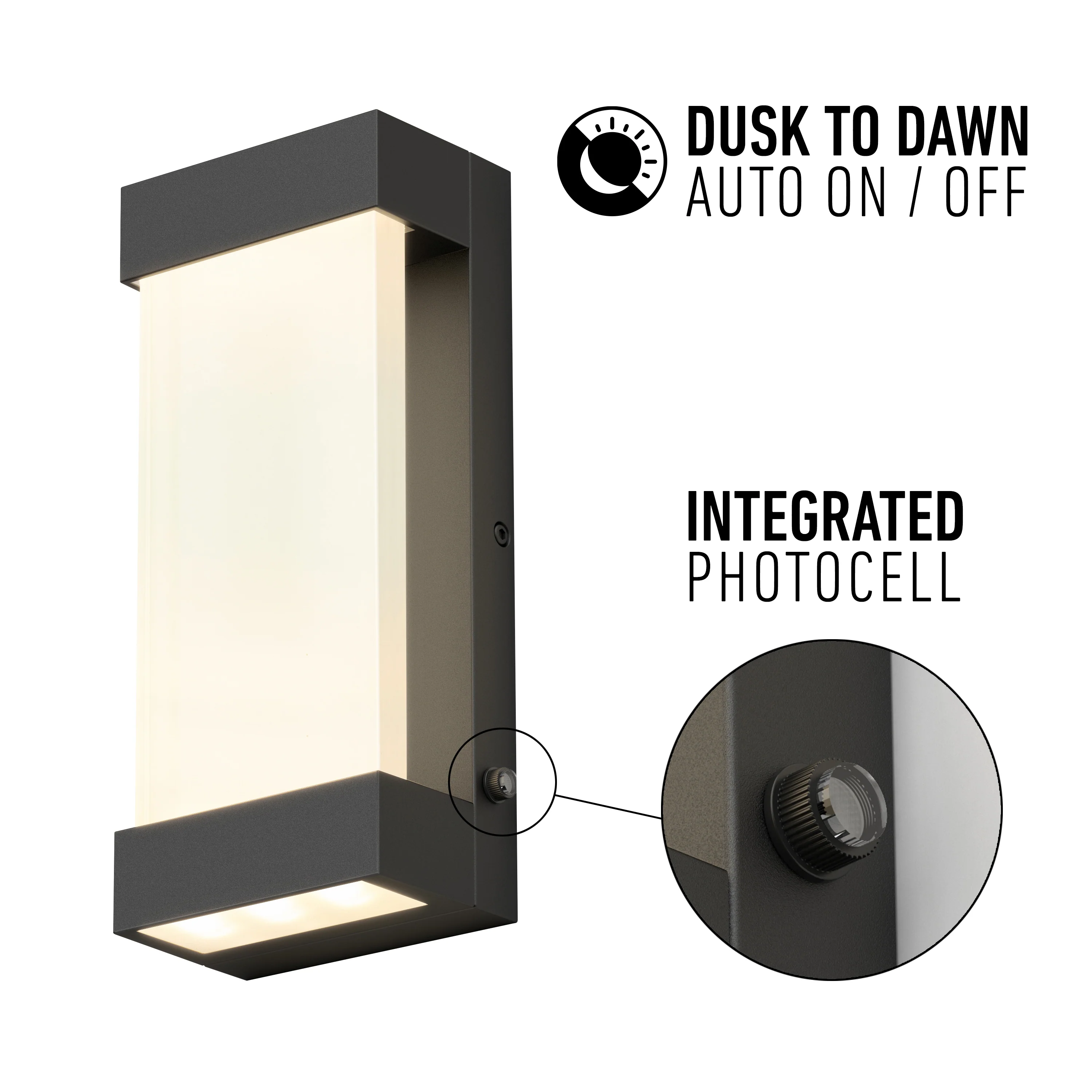 Glacier indoor-outdoor LED wall light - Image 7