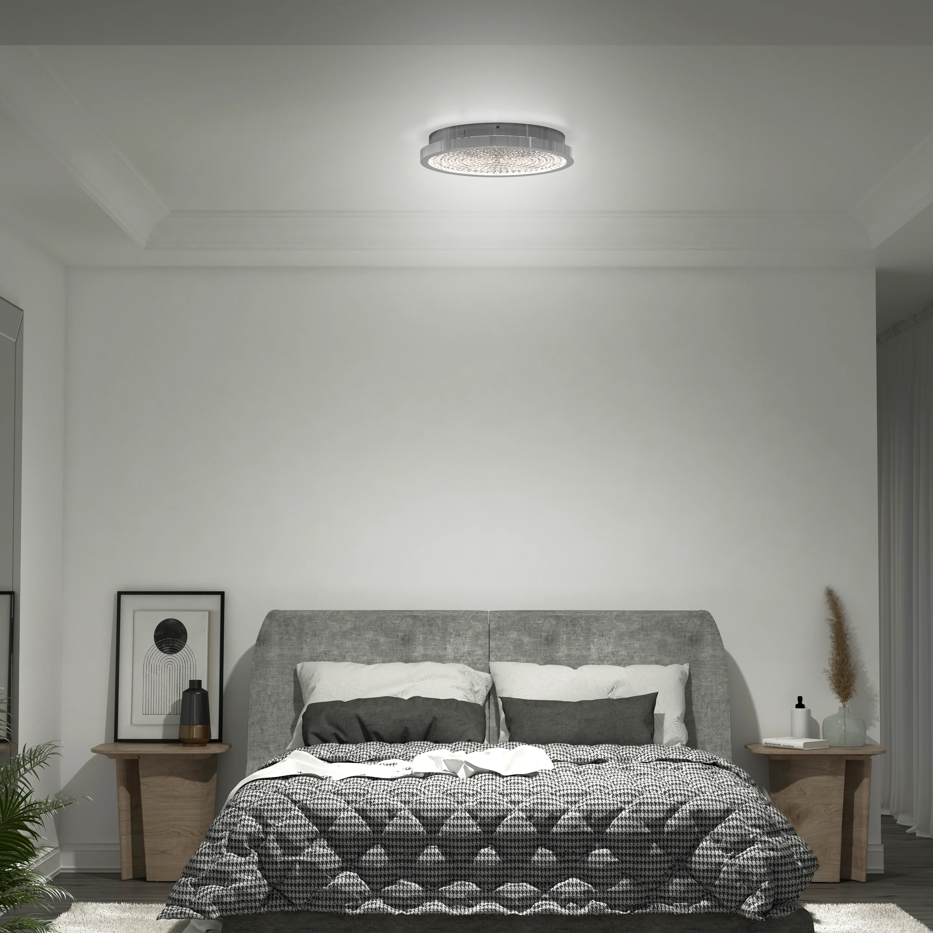 Glitter 14 in. (34 cm) LED Flush Mount Ceiling Light - Image 5
