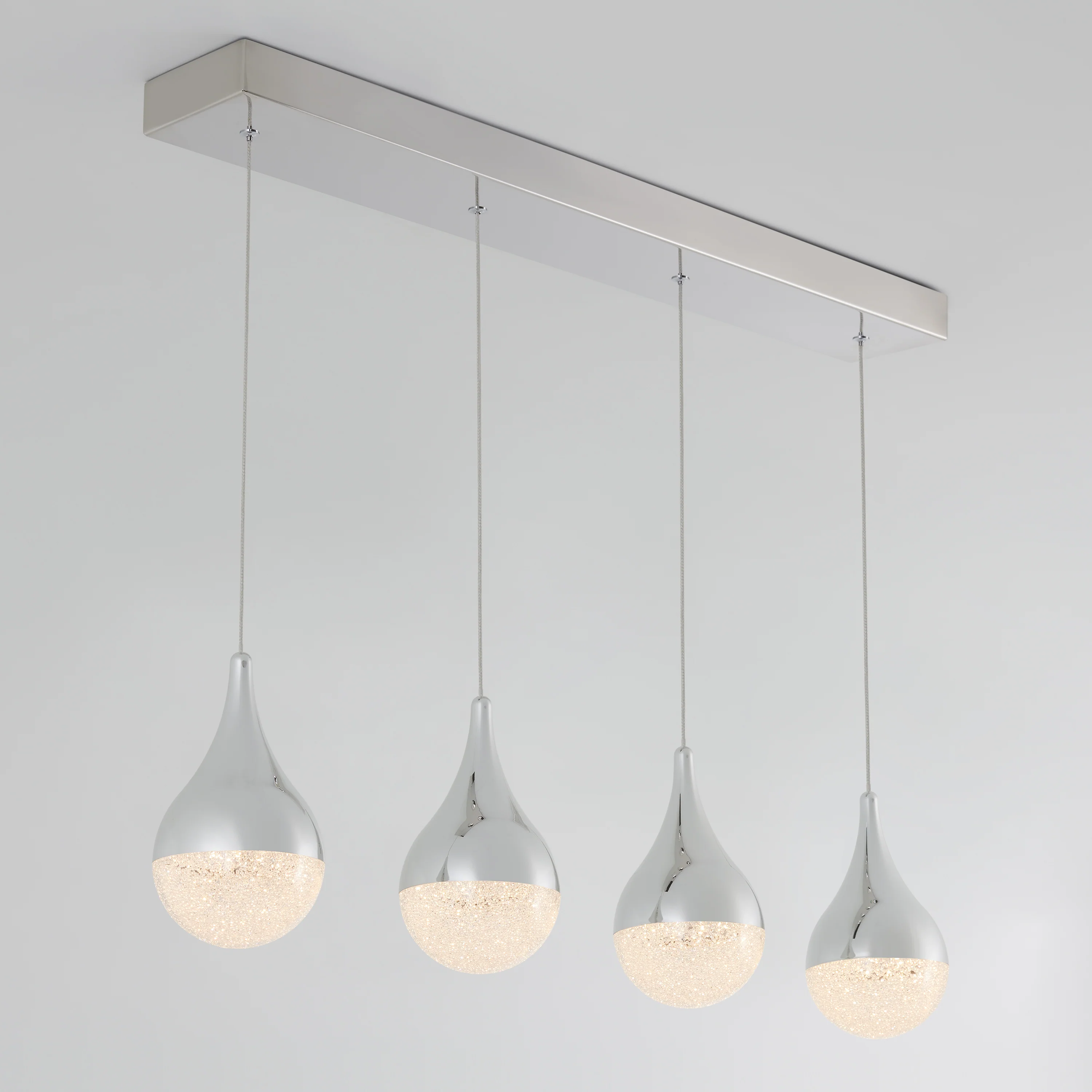 Glitzer 4-light LED pendant