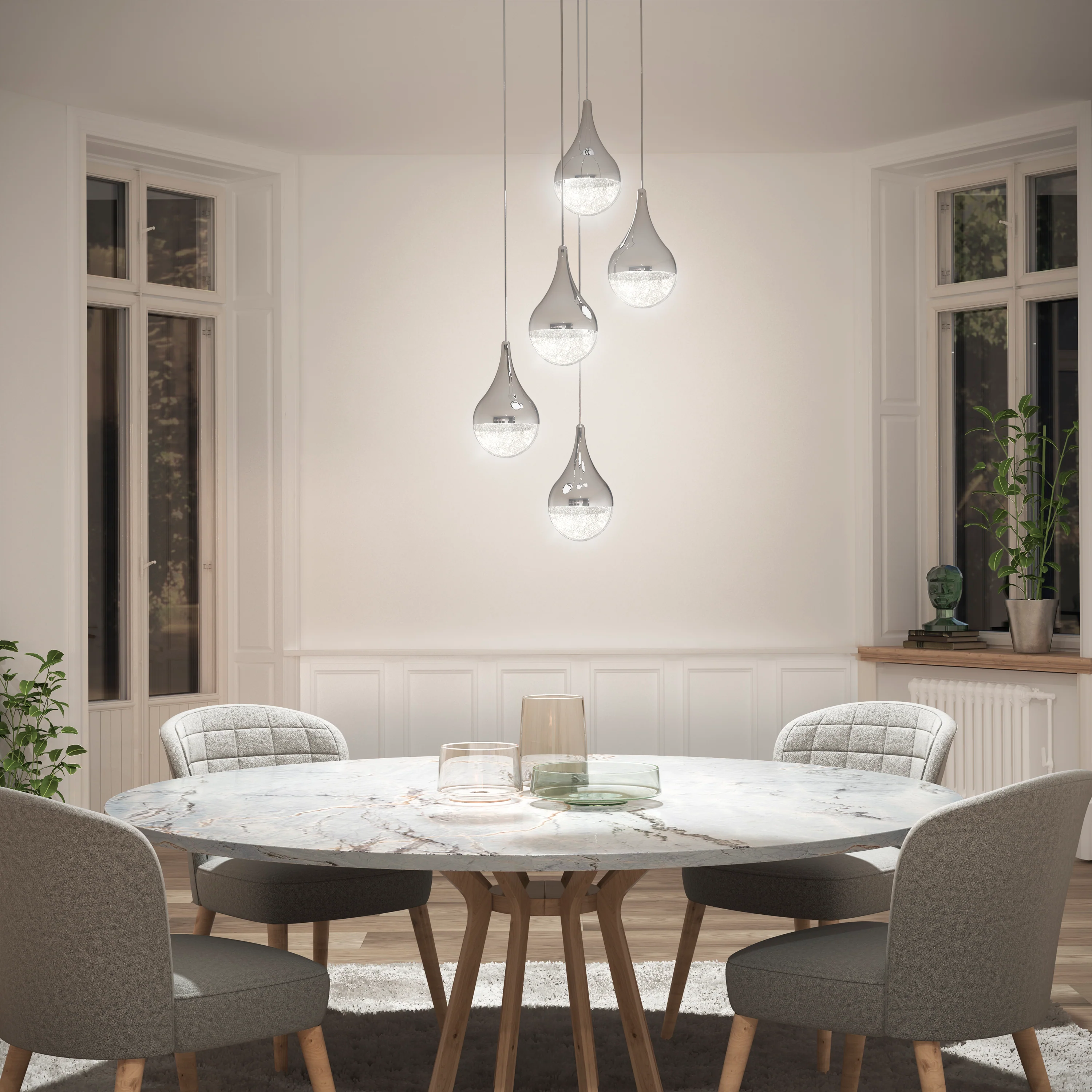 Glitzer 5-light LED pendant - Image 2