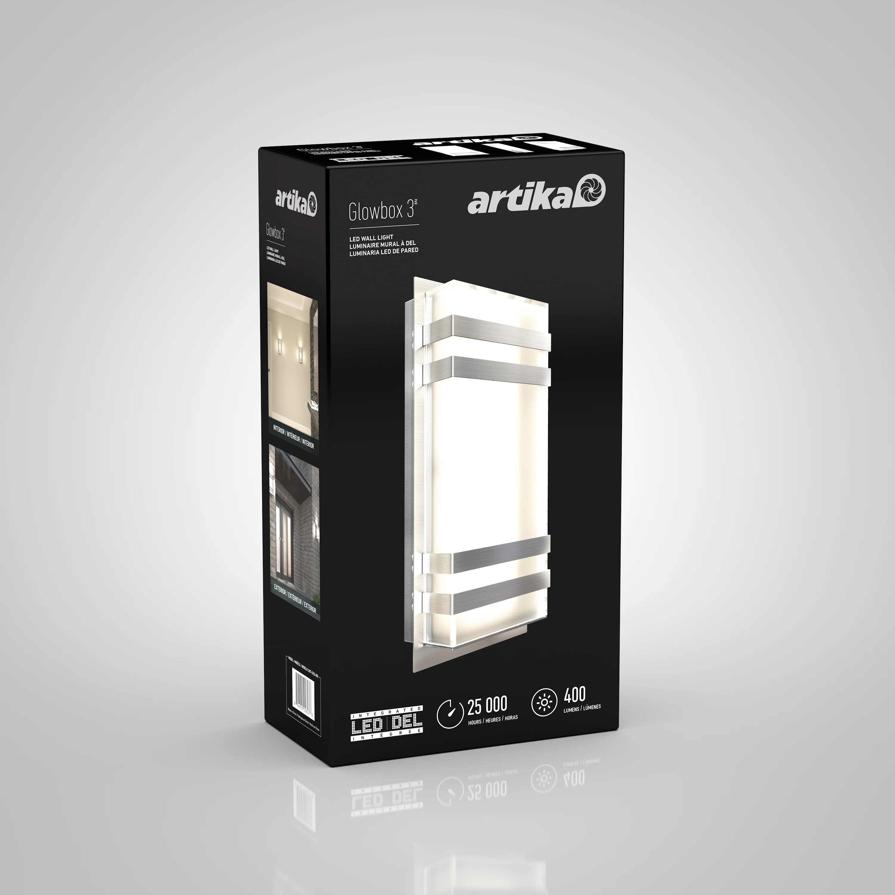 Glowbox 3 indoor-outdoor LED wall light - Image 14