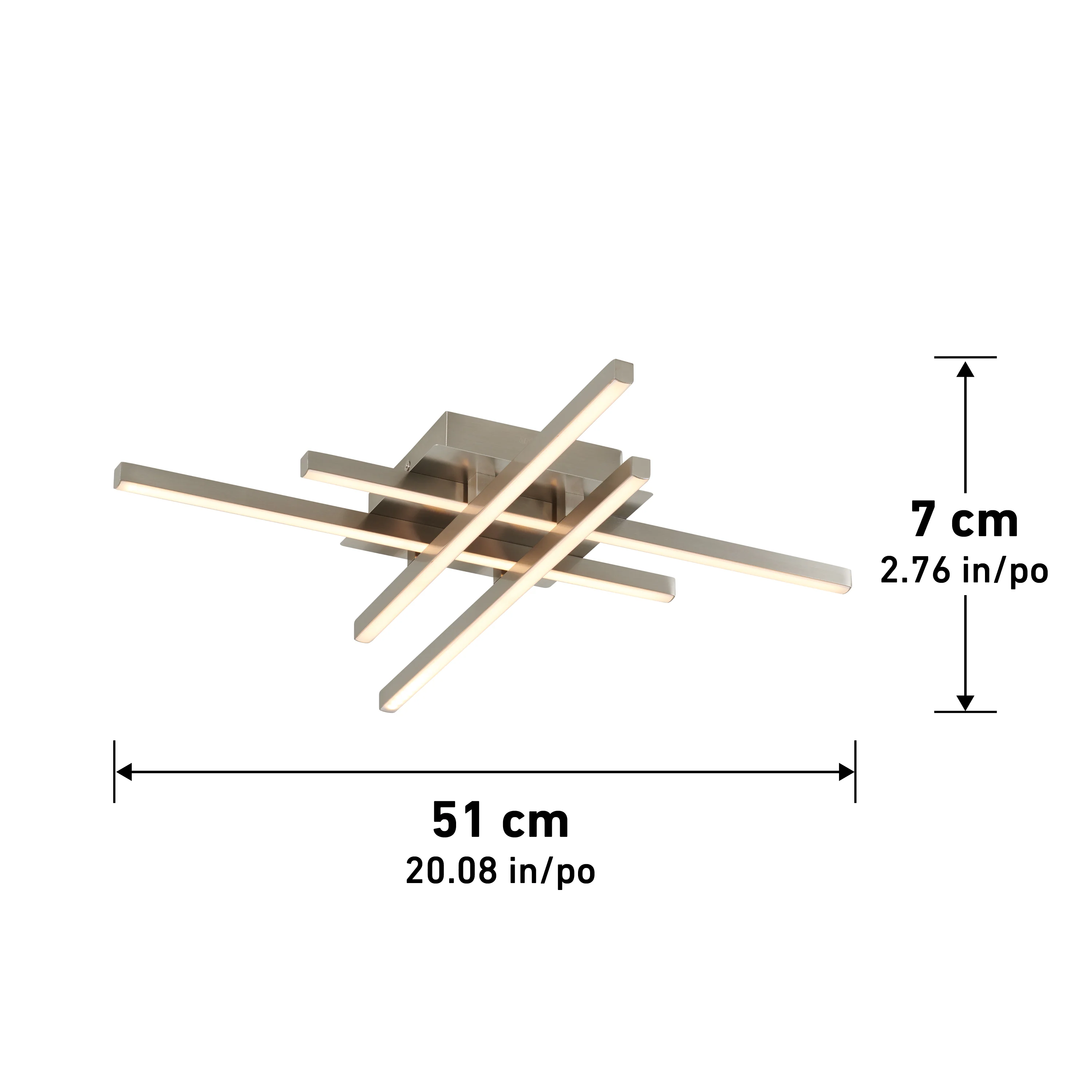Grid 20 in. (51 cm) Modern LED Flush Mount Ceiling Light - Image 12