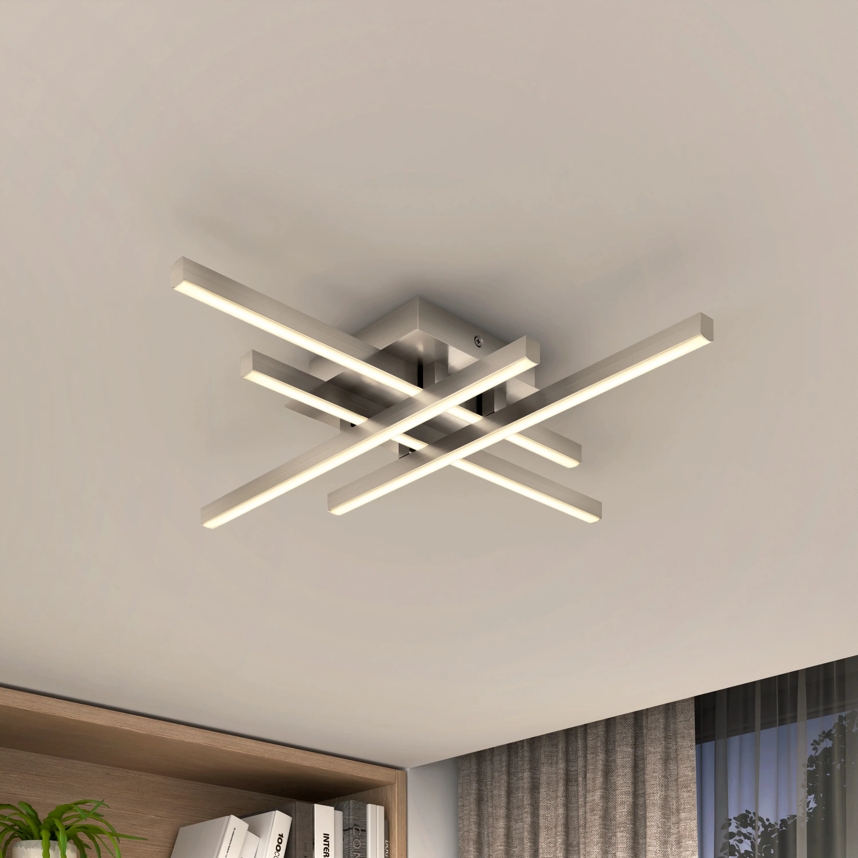 Grid 20 in. (51 cm) Modern LED Flush Mount Ceiling Light - Image 7