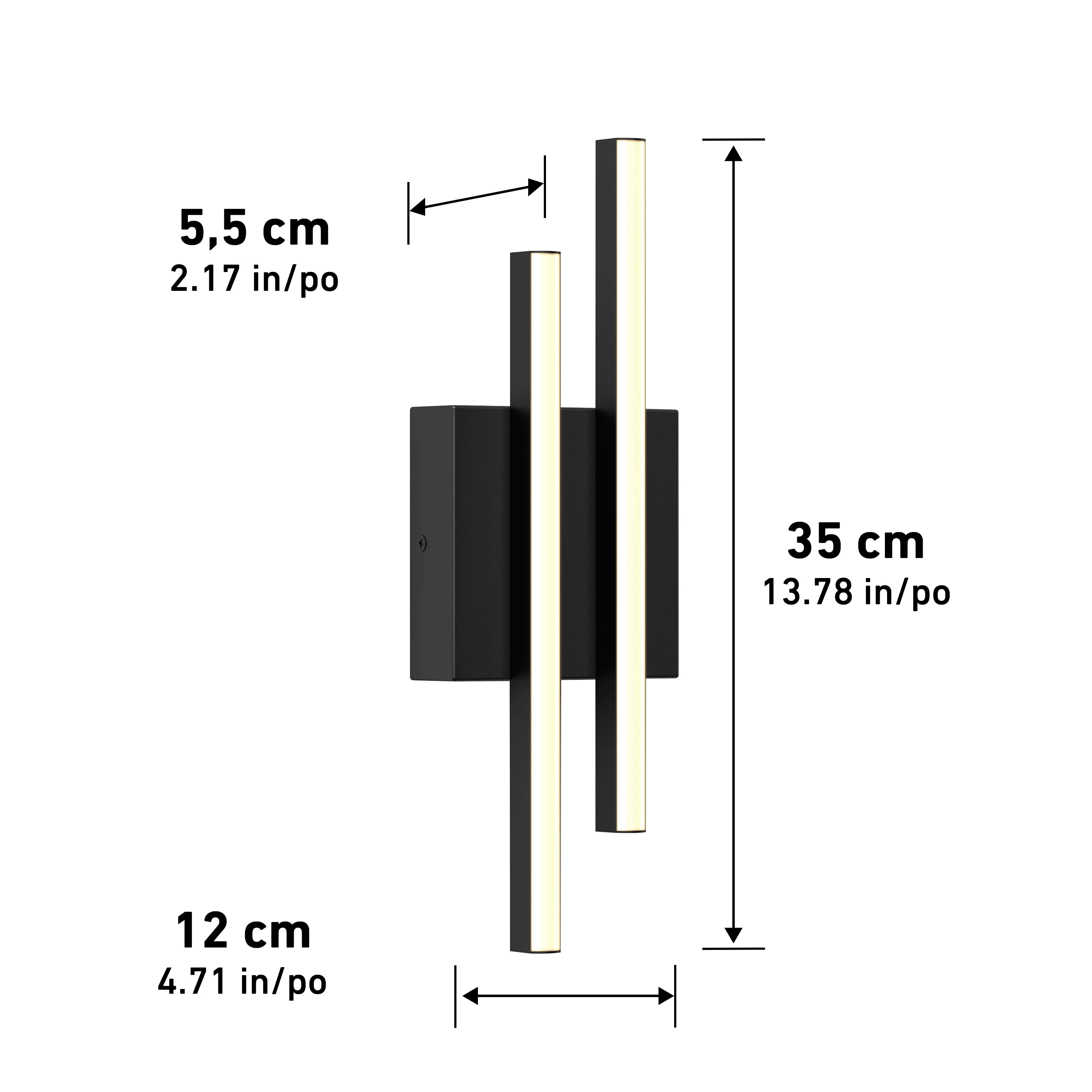 Grid indoor-outdoor LED wall light - Image 11