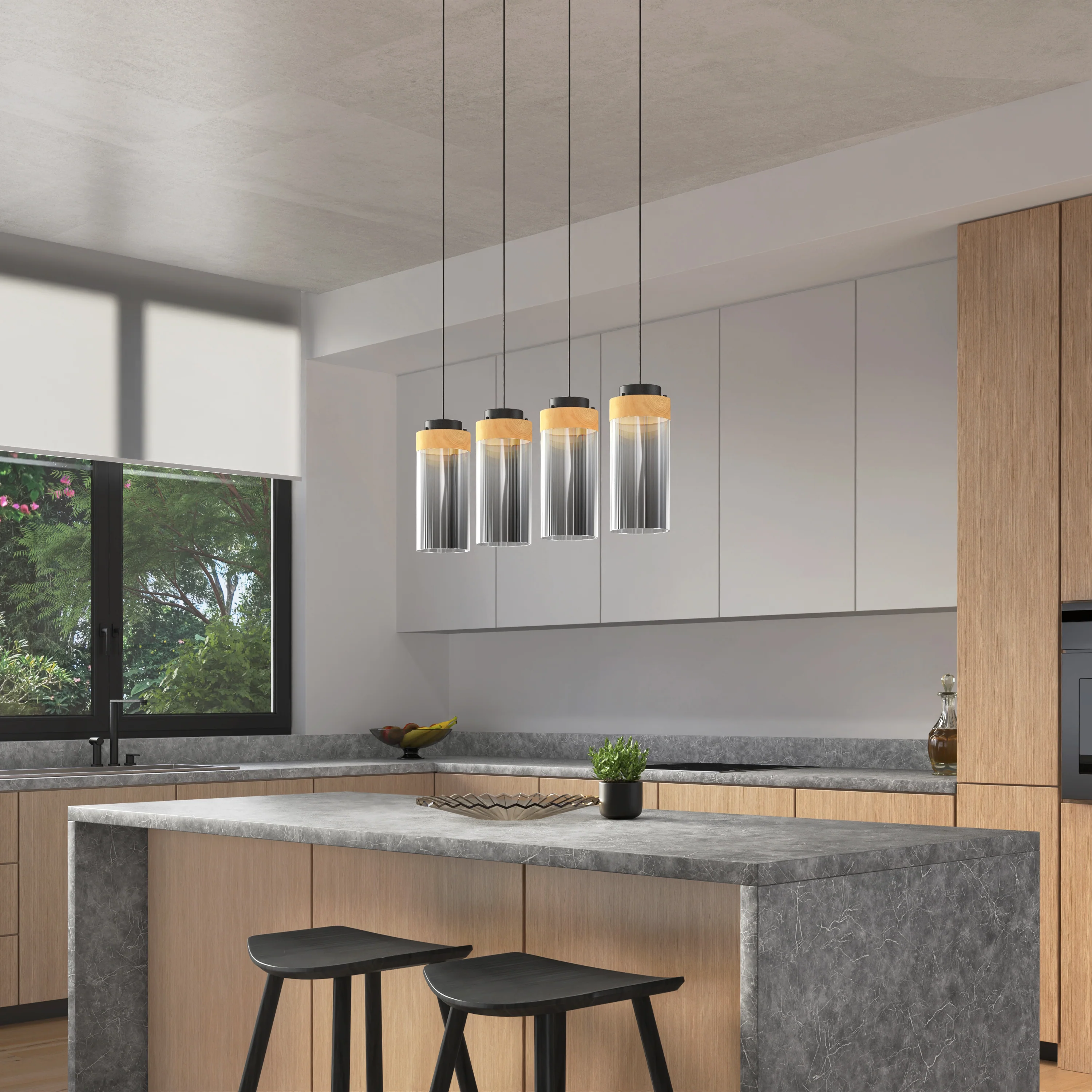 Hanson 4-light LED pendant 5 CCT - Image 11