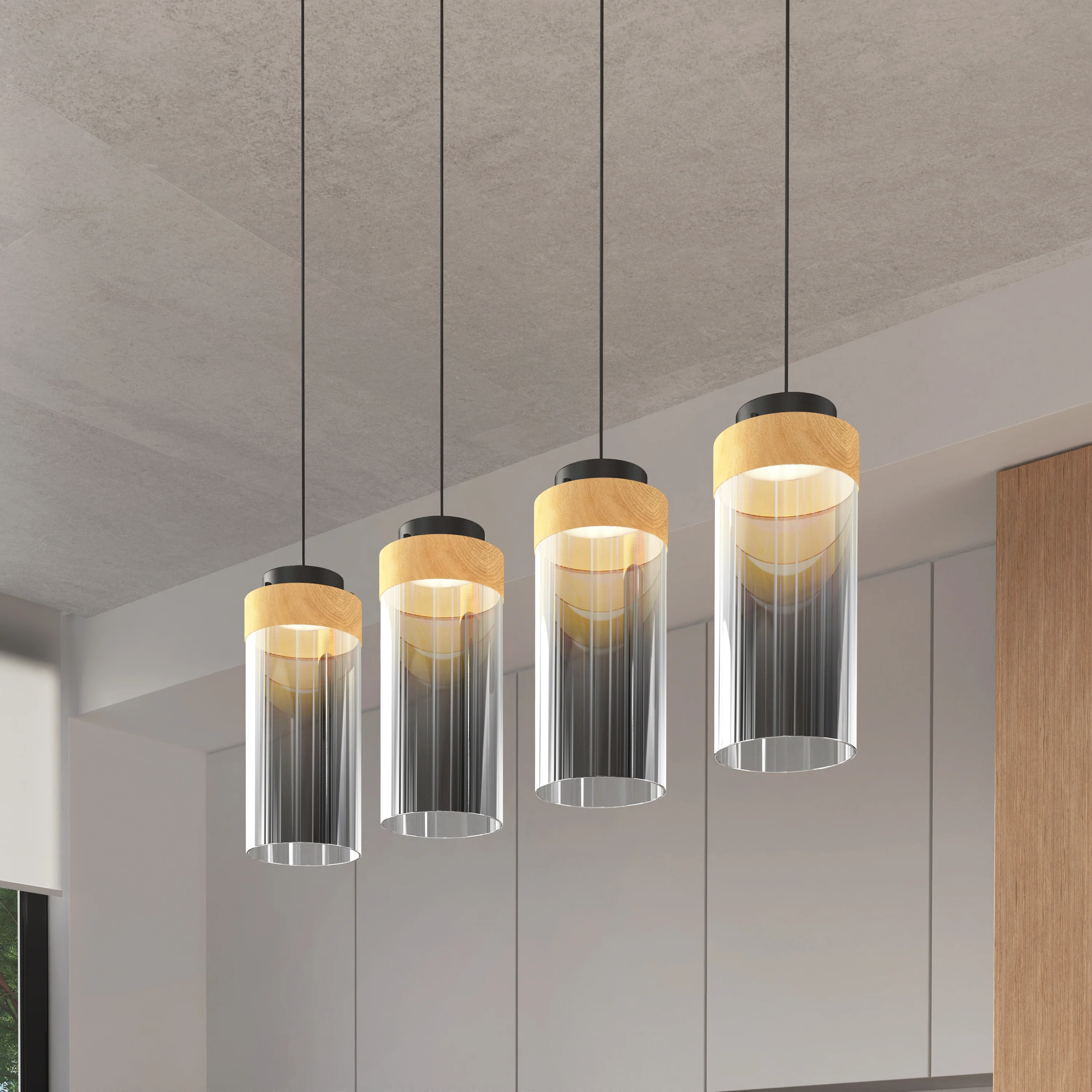 Hanson 4-light LED pendant 5 CCT - Image 12