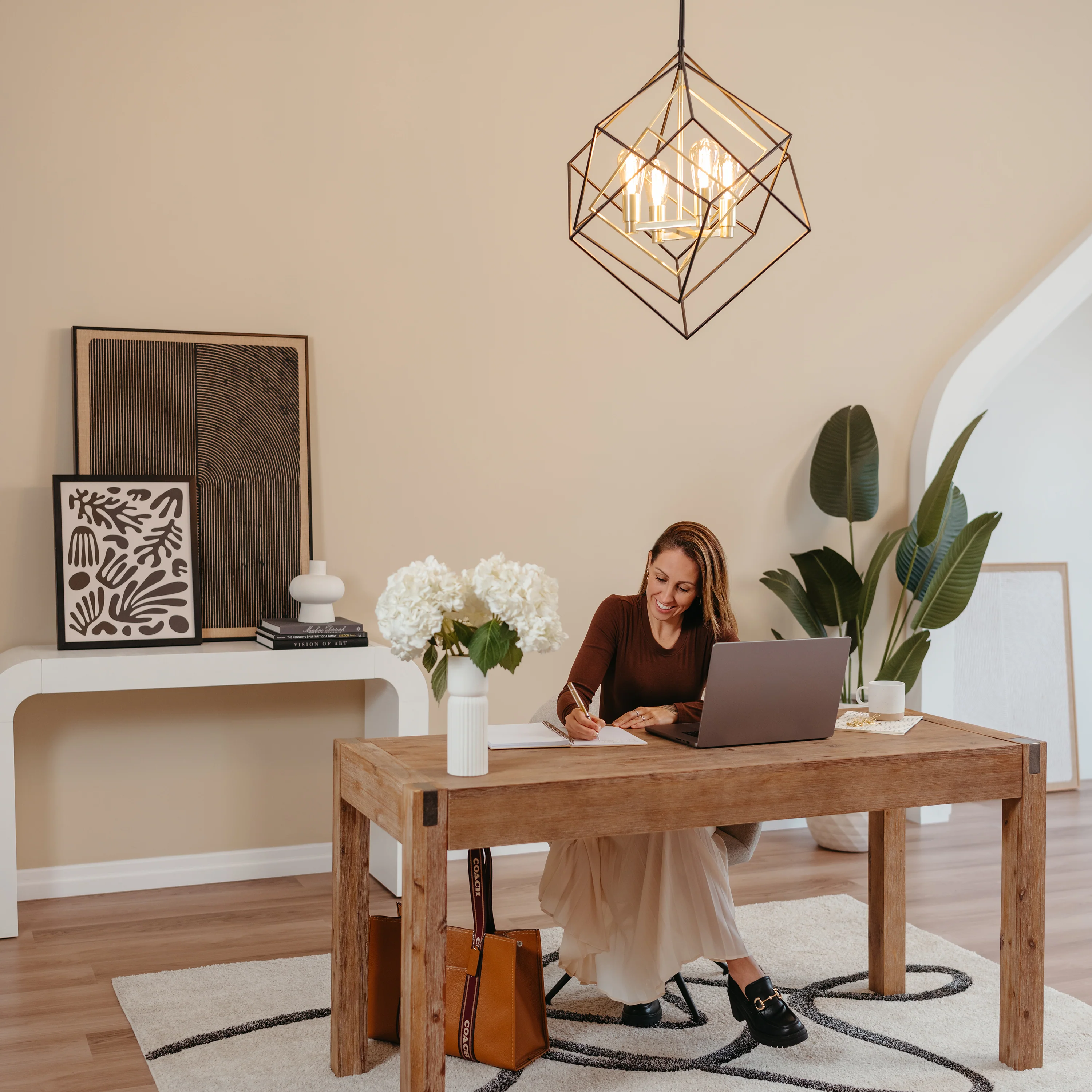 Harmonium modern mid-century pendant light - Image 7