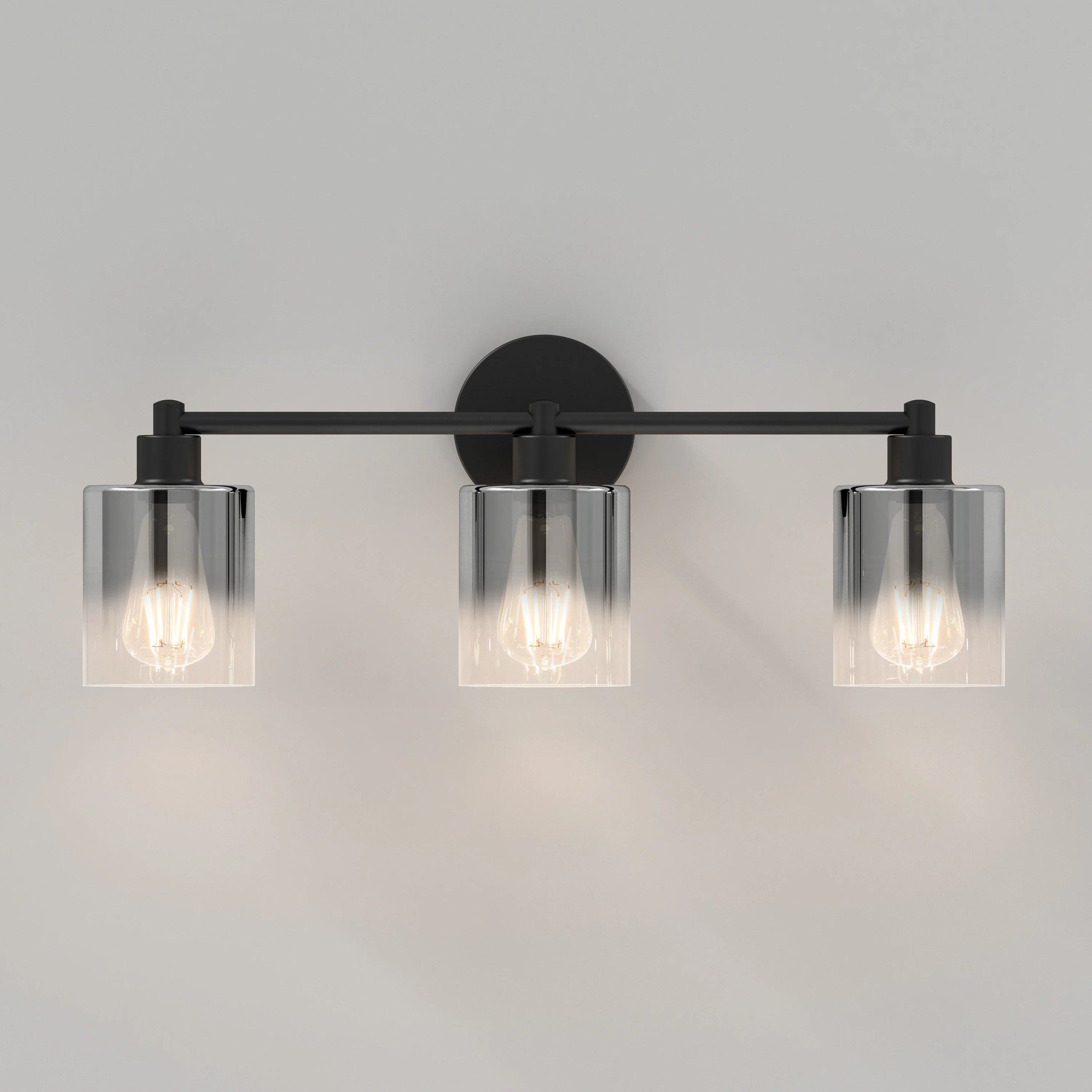 Haze 25-in (64 cm) 3-Light Modern LED Vanity Light for Bathroom - Image 2