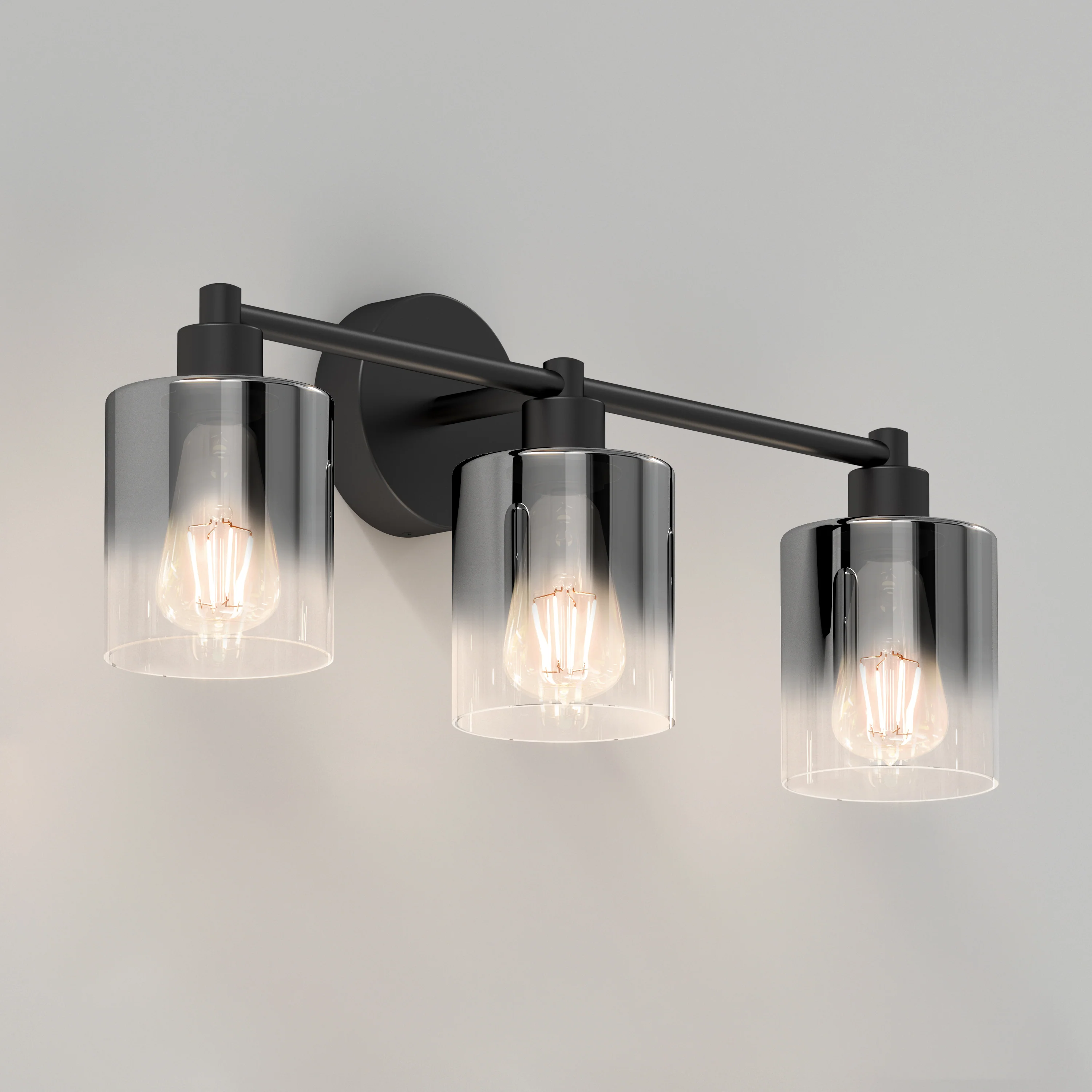 Haze 25-in (64 cm) 3-Light Modern LED Vanity Light for Bathroom - Image 4