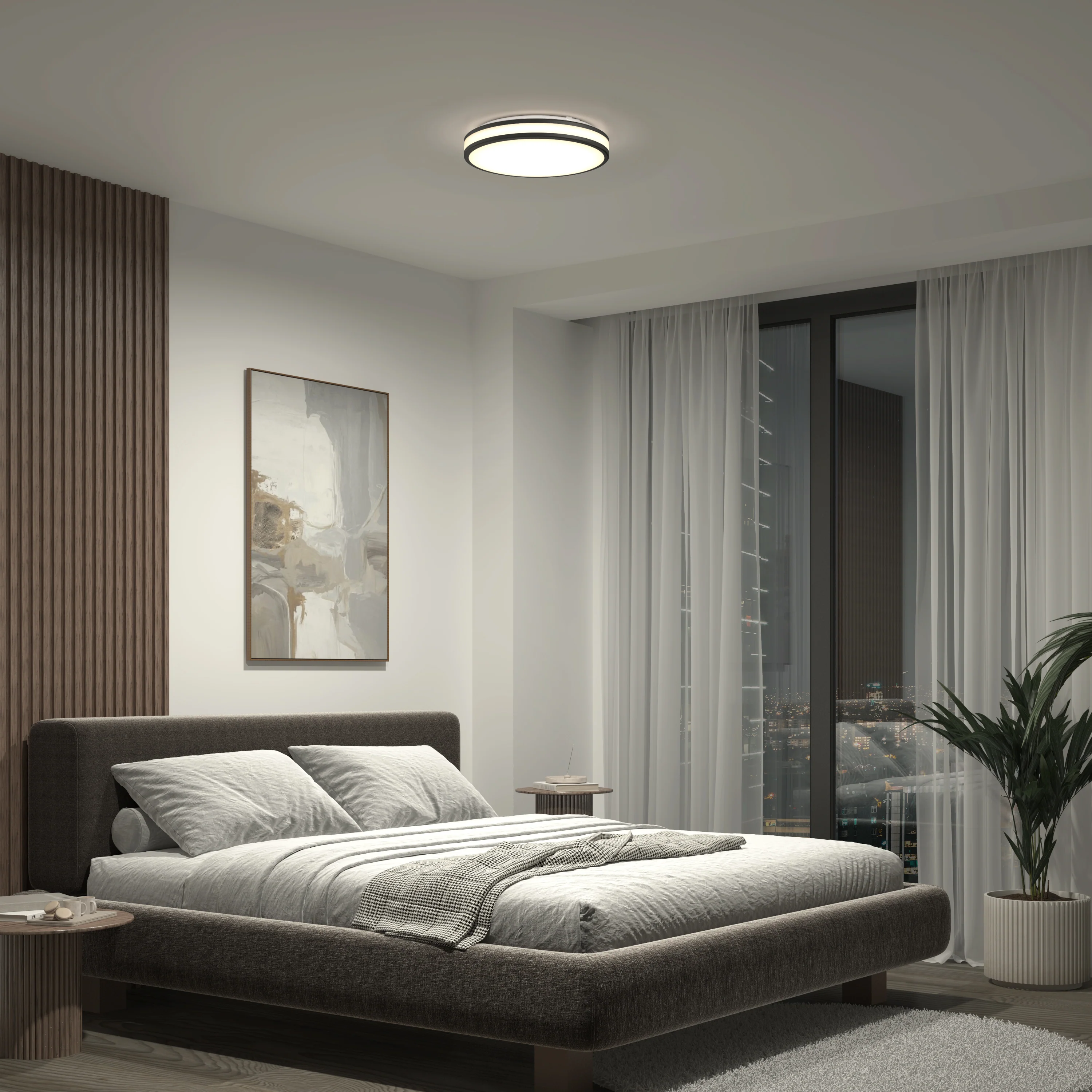 Hemisphere 15 in. LED flush mount light | Artika - Image 11