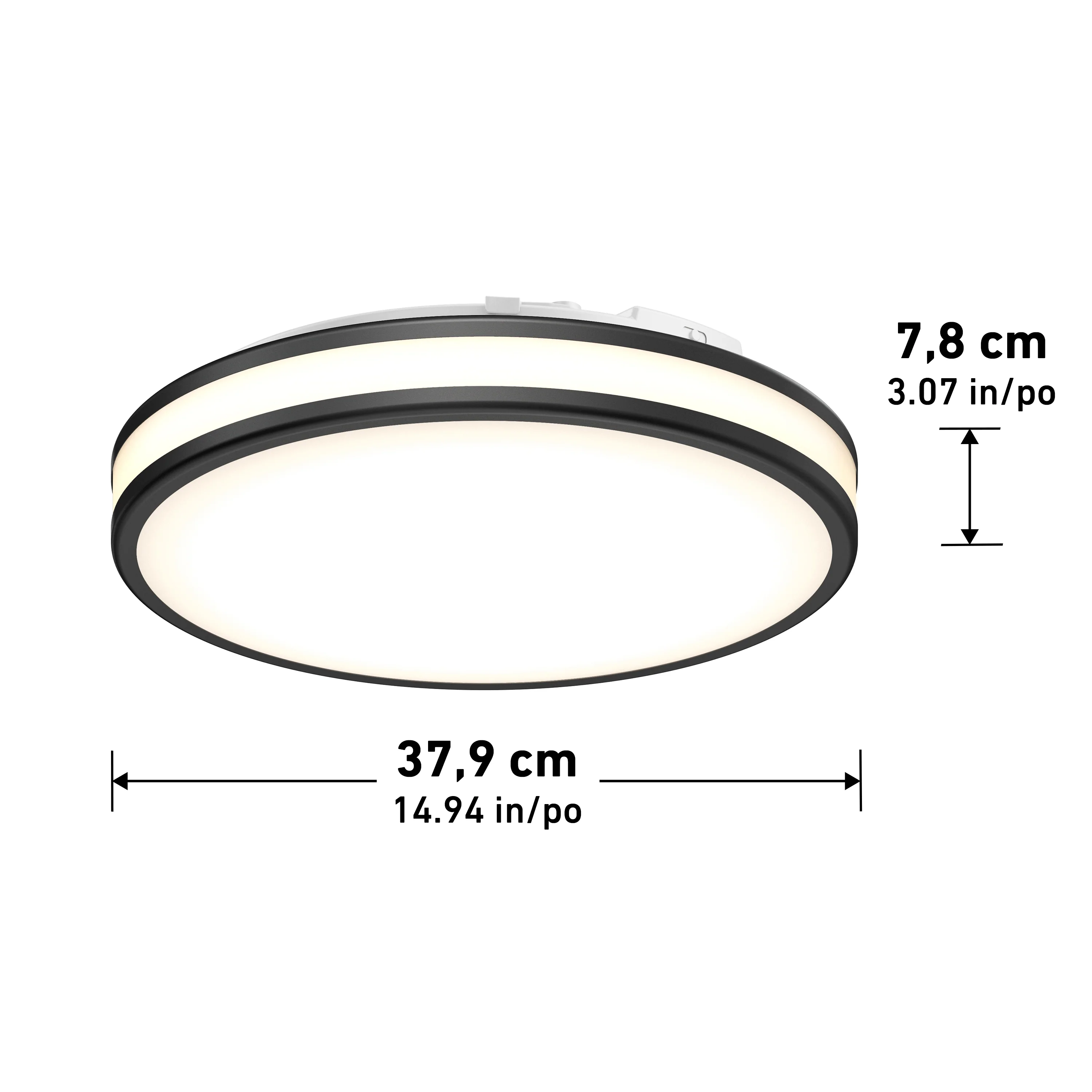 Hemisphere 15 in. LED flush mount light | Artika - Image 15
