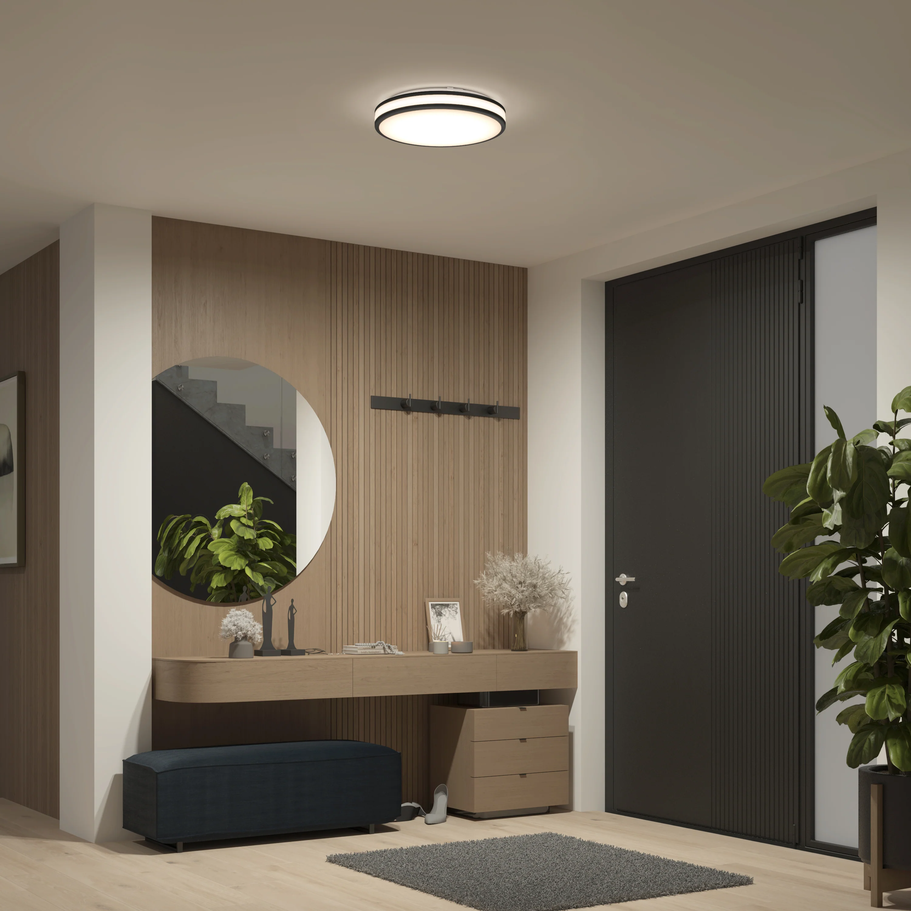 Hemisphere 15 in. LED flush mount light | Artika - Image 2
