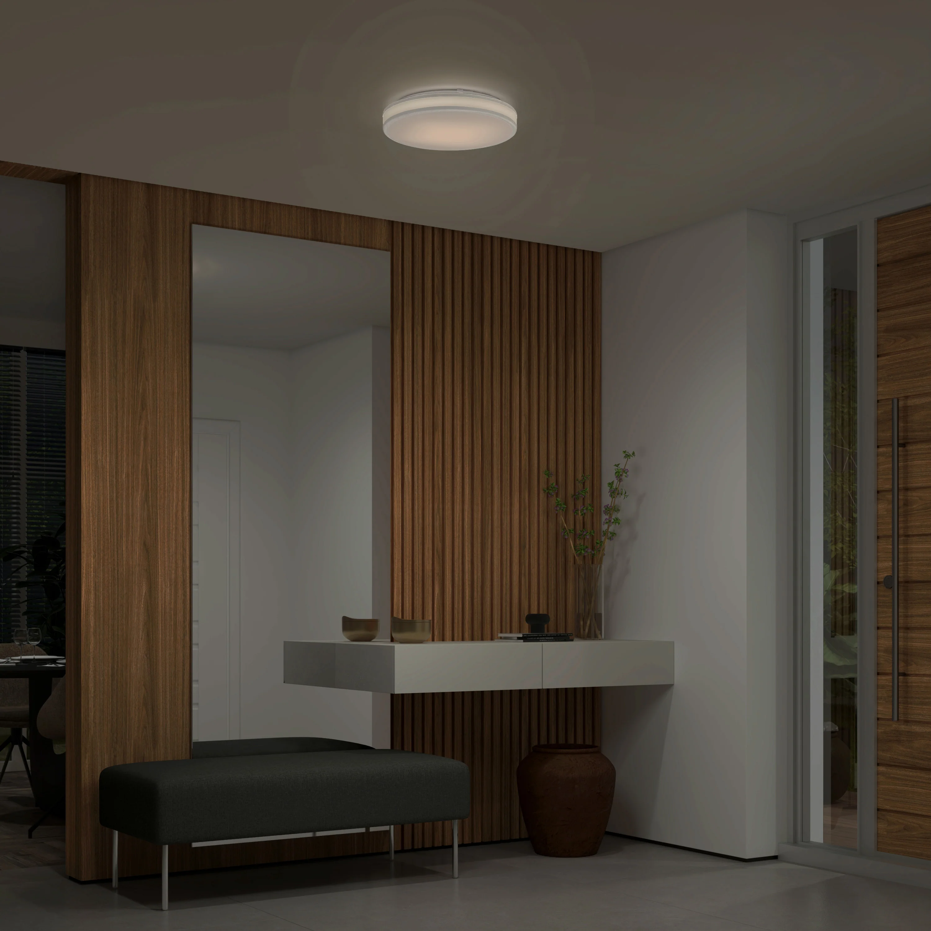 Hemisphere 15 in. LED flush mount light | Artika - Image 28