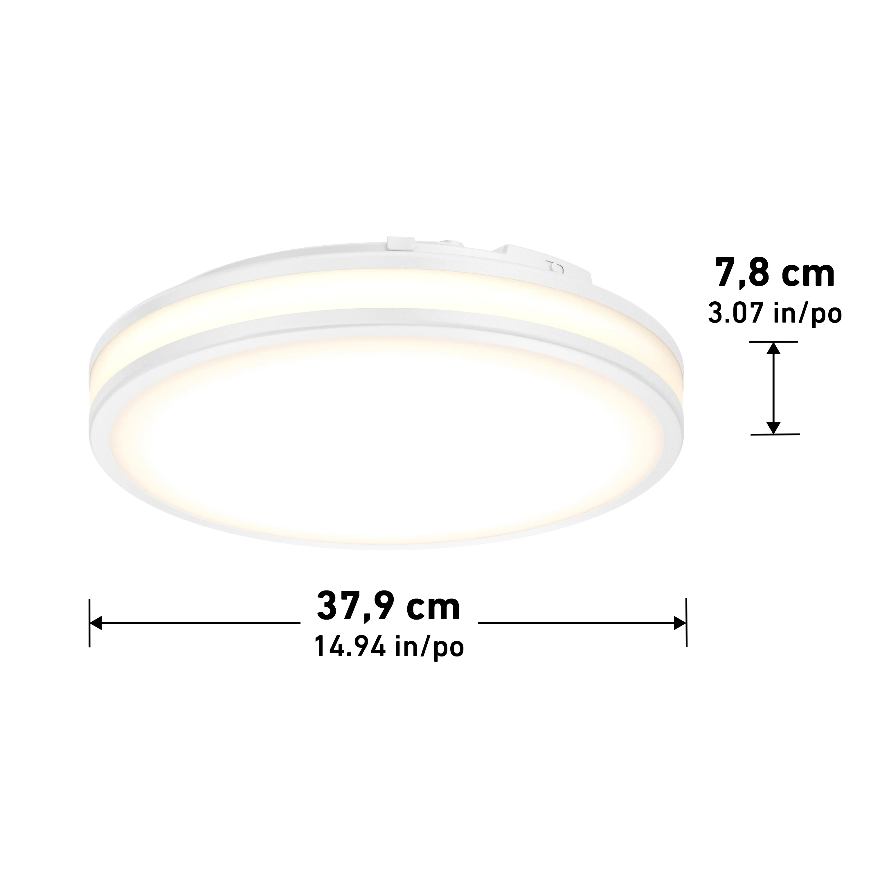 Hemisphere 15 in. LED flush mount light | Artika - Image 36
