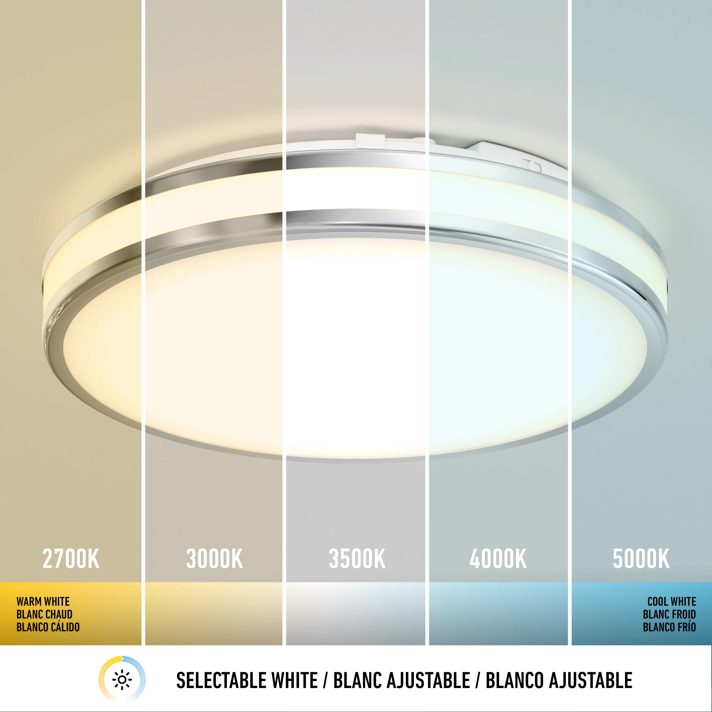 Hemisphere 15 in. LED flush mount light | Artika - Image 43