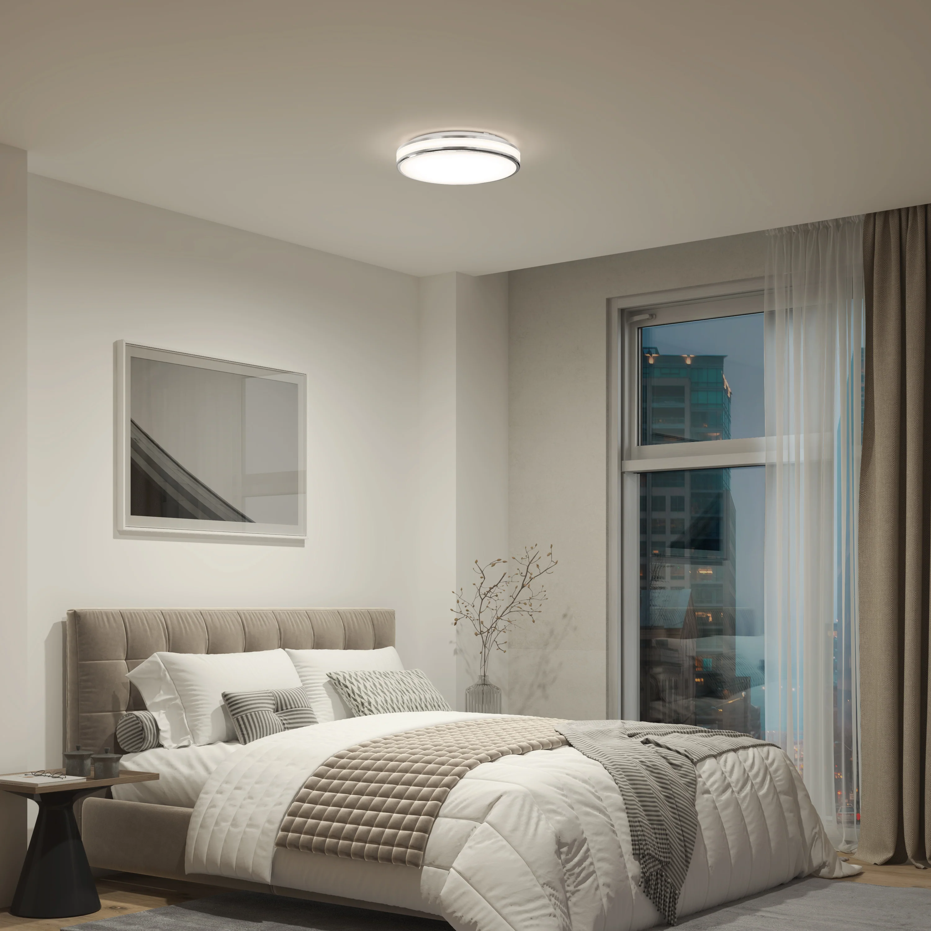 Hemisphere 15 in. LED flush mount light | Artika - Image 47
