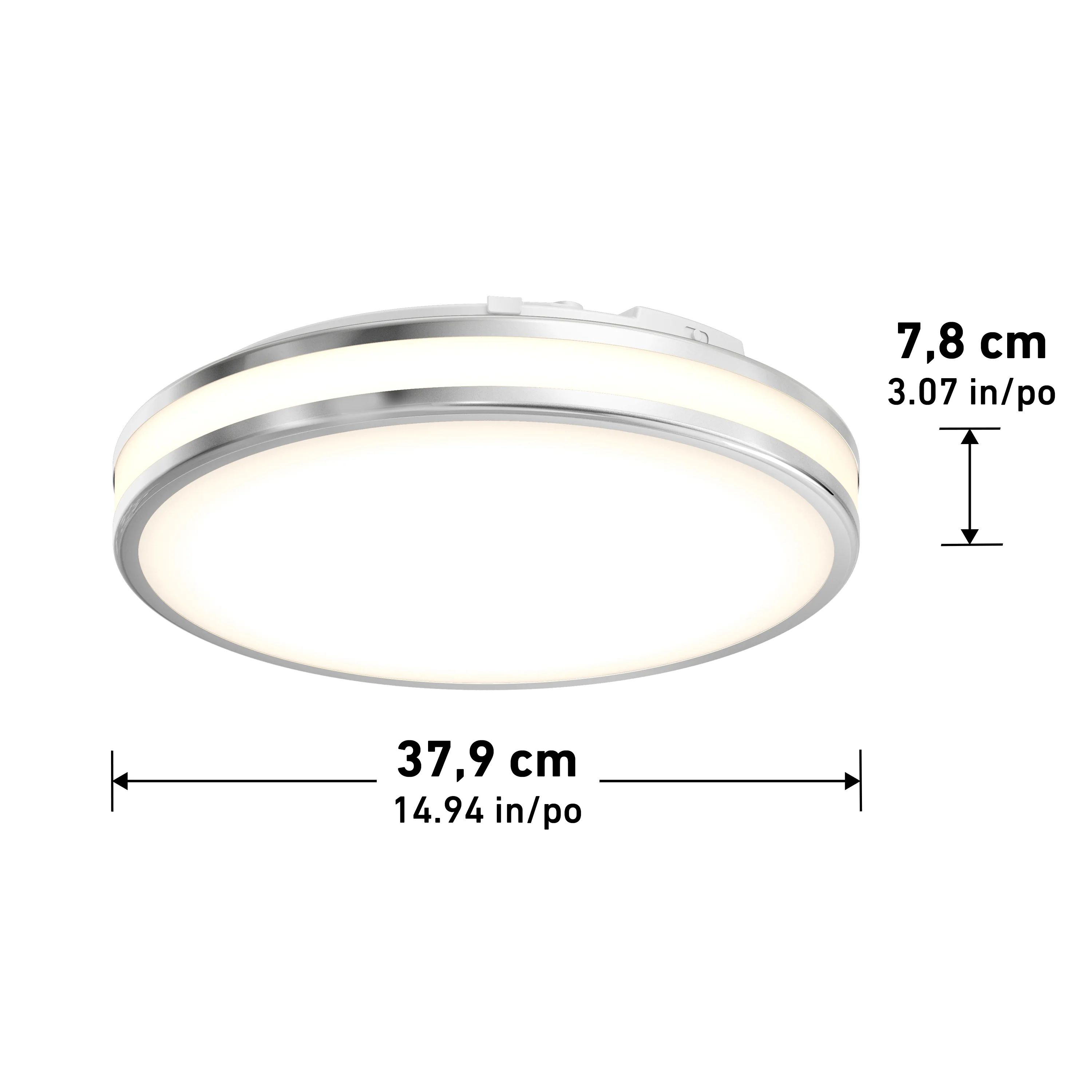 Hemisphere 15 in. LED flush mount light | Artika - Image 51