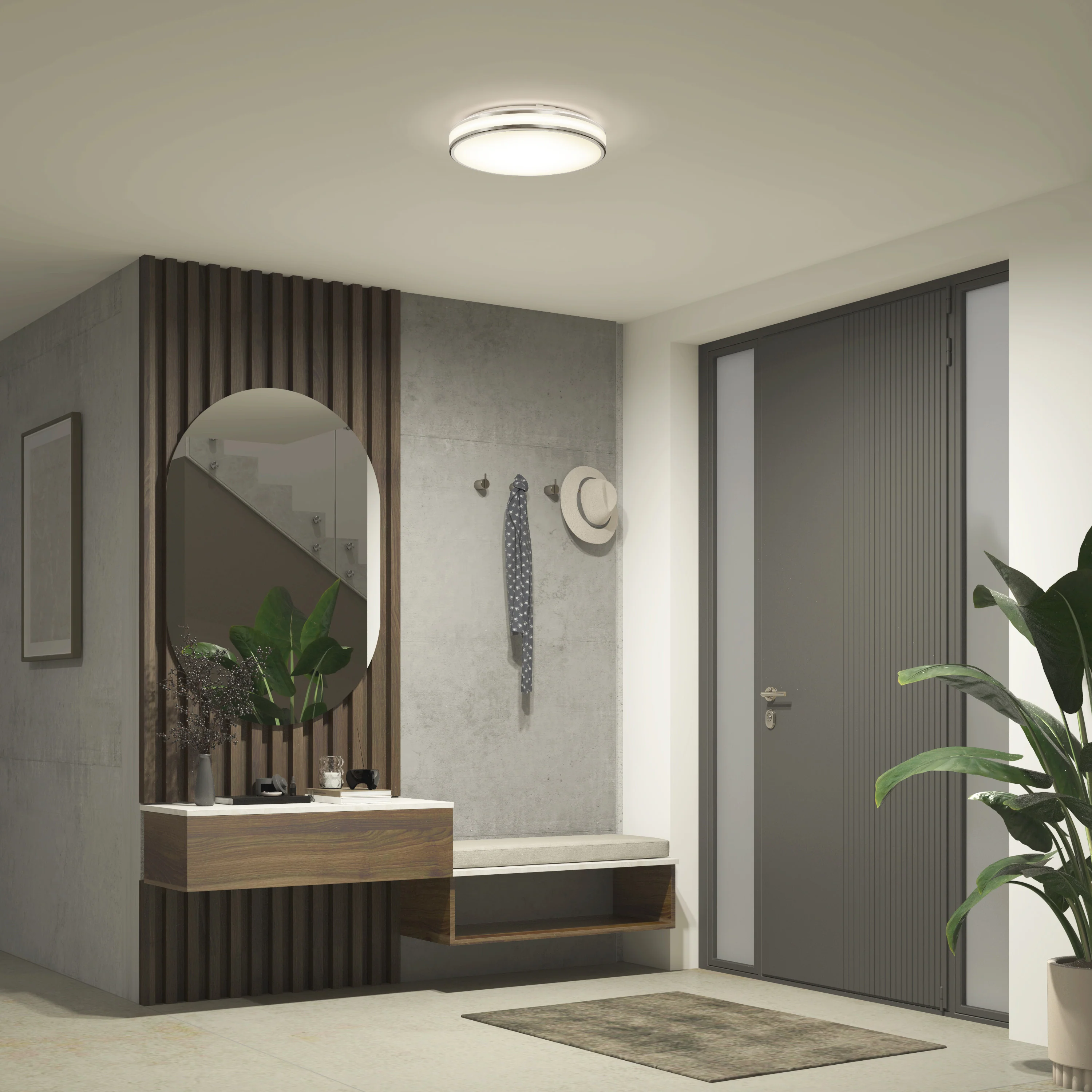 Hemisphere 15 in. LED flush mount light | Artika - Image 53