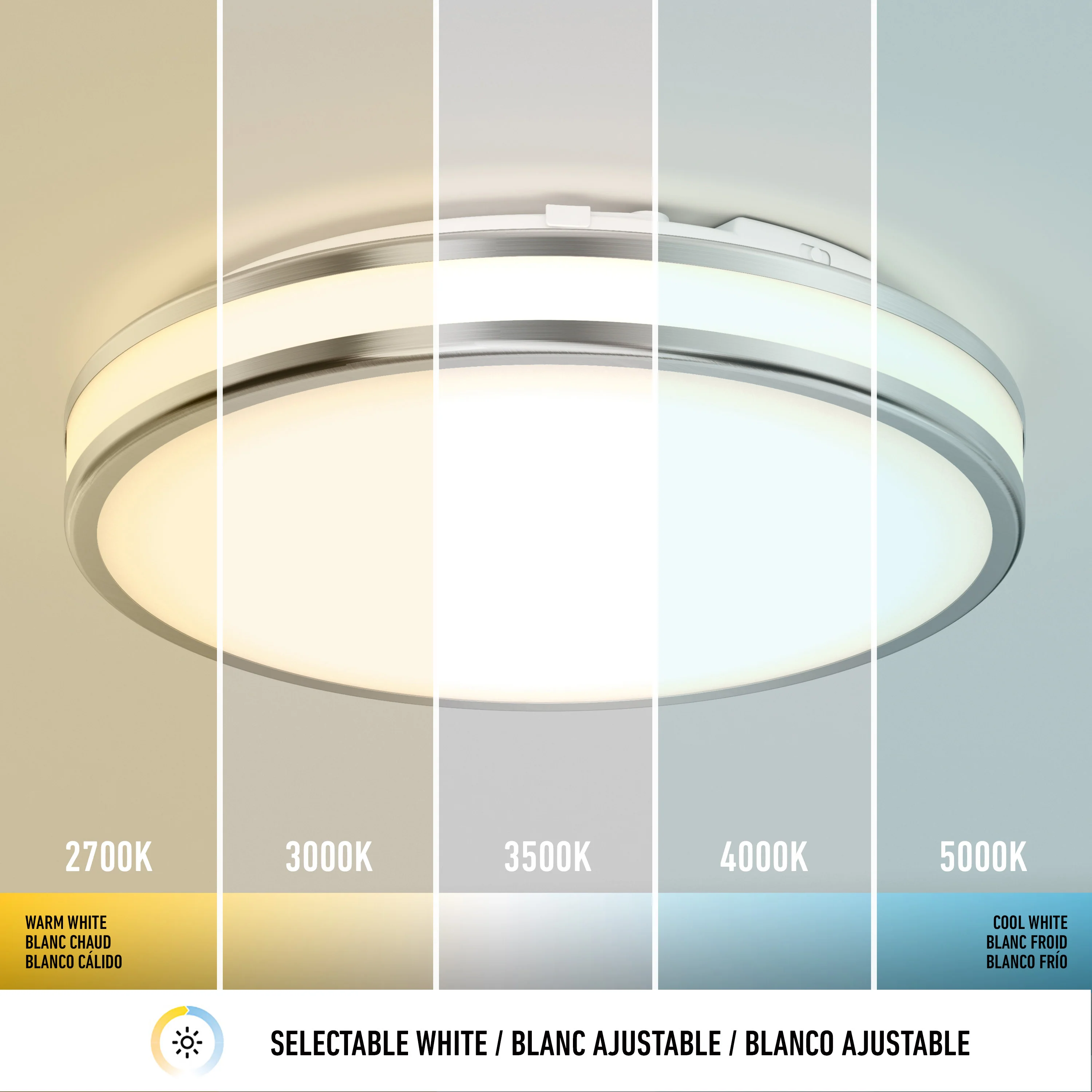 Hemisphere 15 in. LED flush mount light | Artika - Image 58