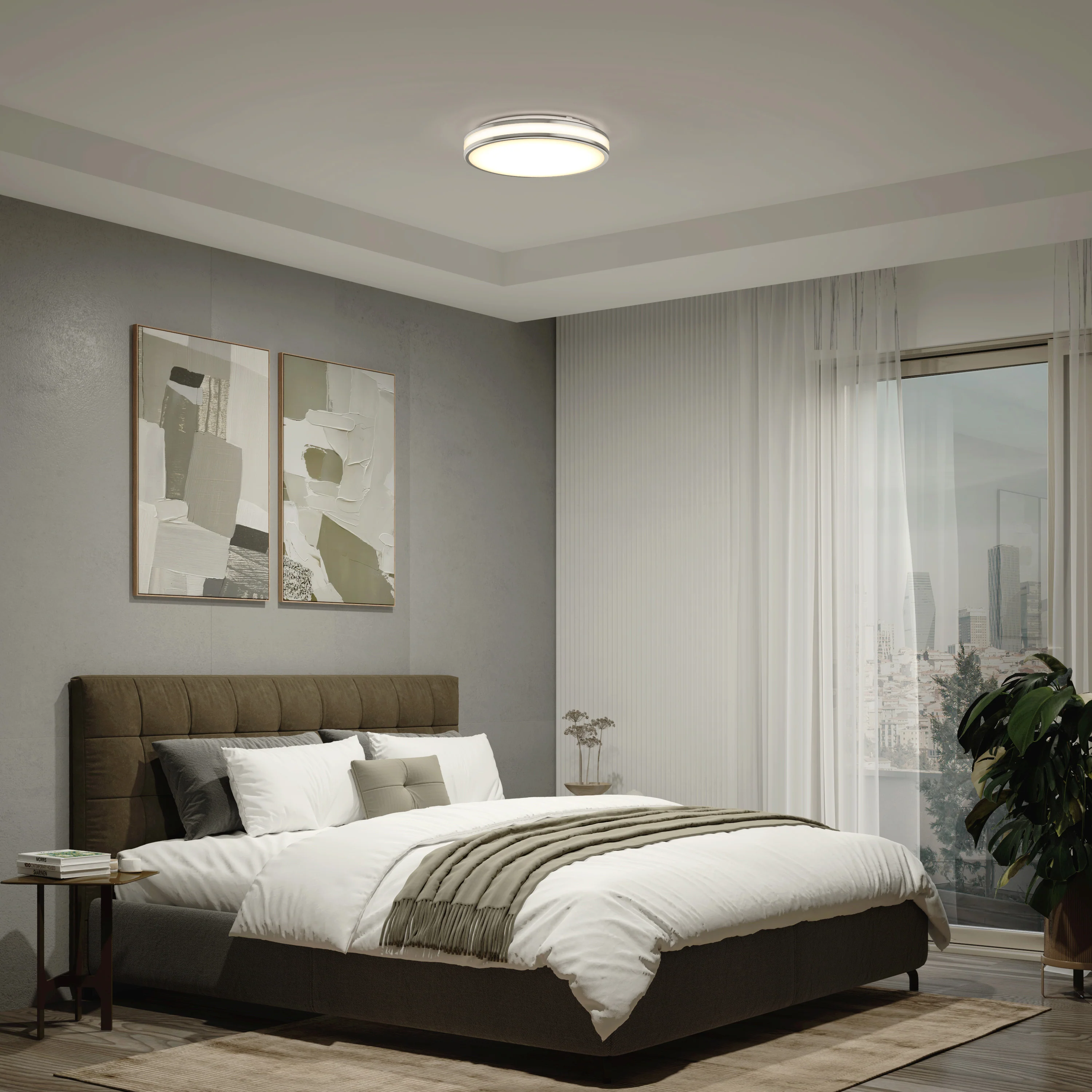 Hemisphere 15 in. LED flush mount light | Artika - Image 62