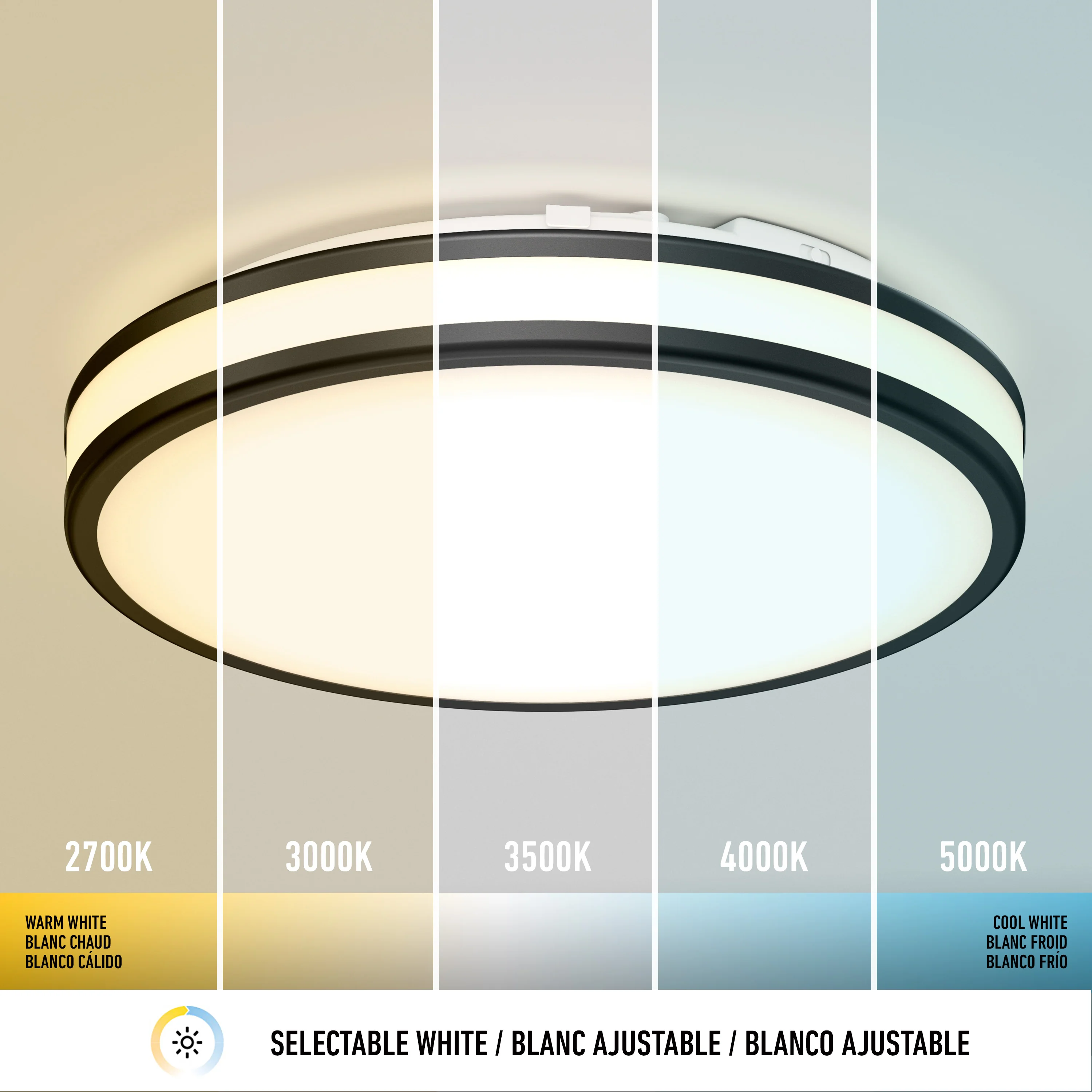 Hemisphere 15 in. LED flush mount light | Artika - Image 7