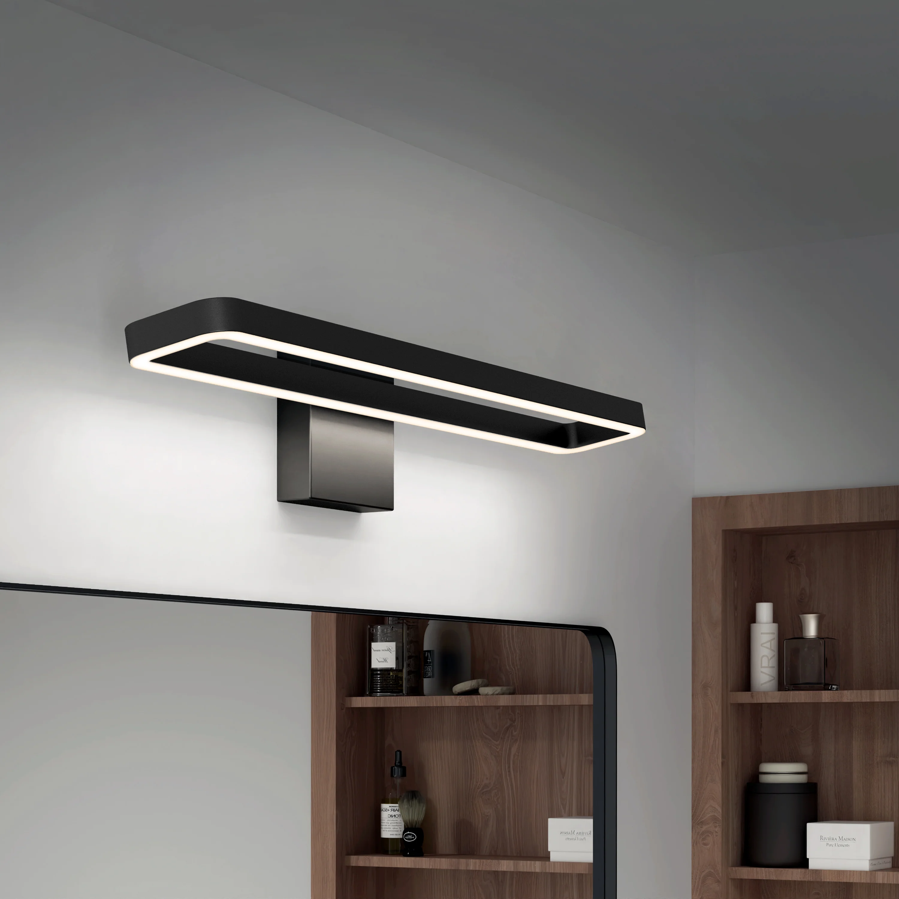 Hinge 27-in (69 cm) Integrated LED 3-CCT Vanity Light Bar for Bathroom - Image 11