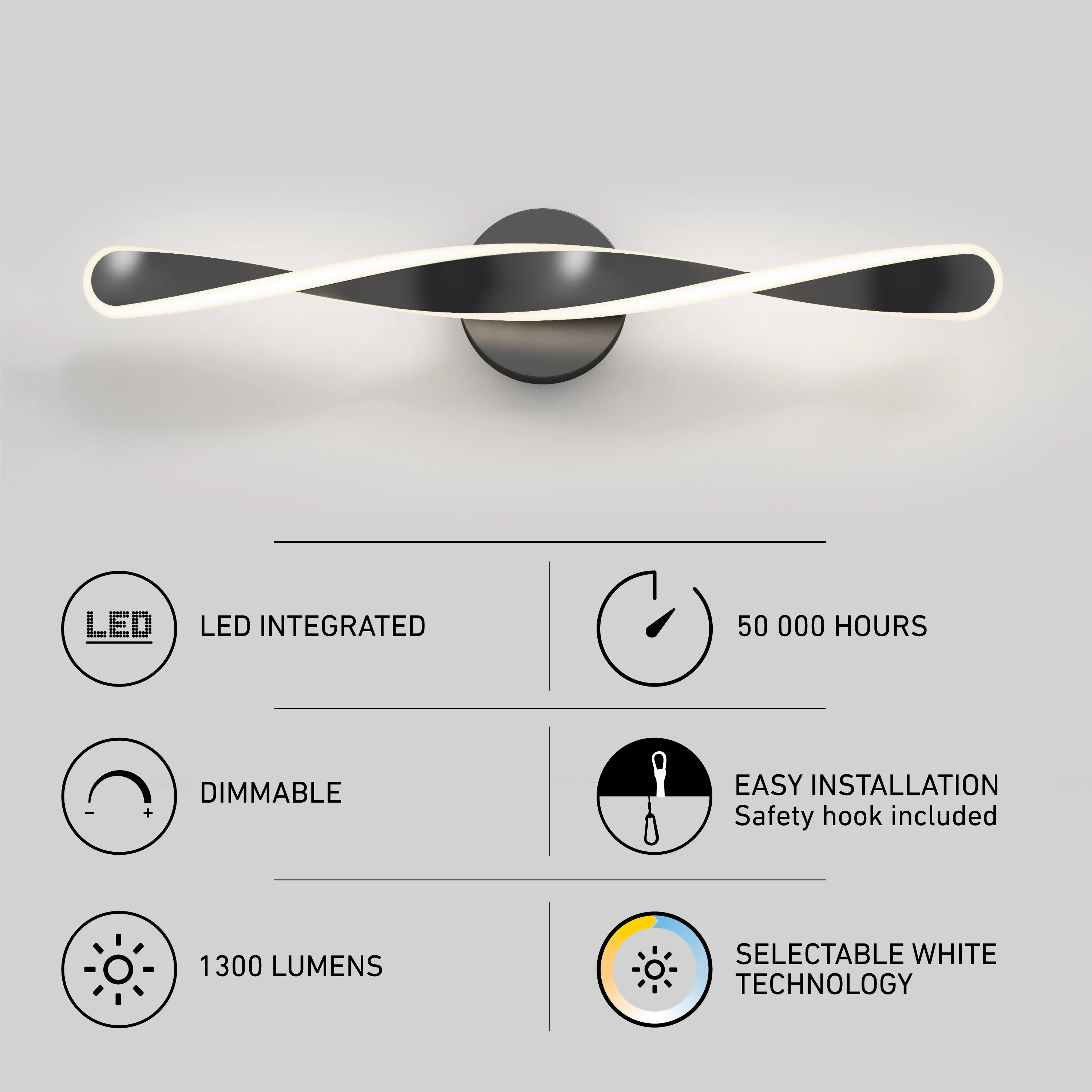 Finley 28-in (70 cm) Integrated LED 3-CCT Vanity Light Bar for Bathroom - Image 10
