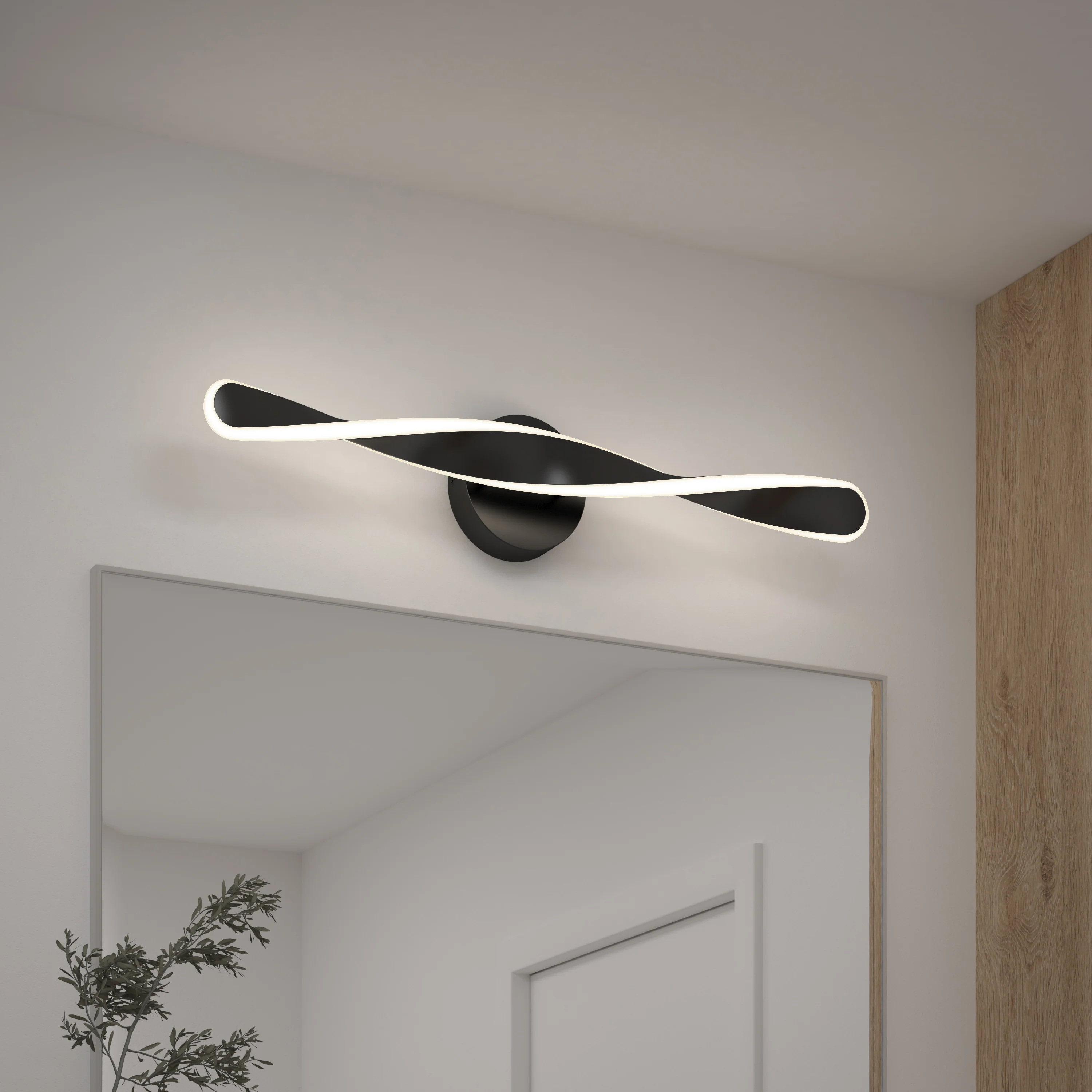 Finley 28-in (70 cm) Integrated LED 3-CCT Vanity Light Bar for Bathroom - Image 12
