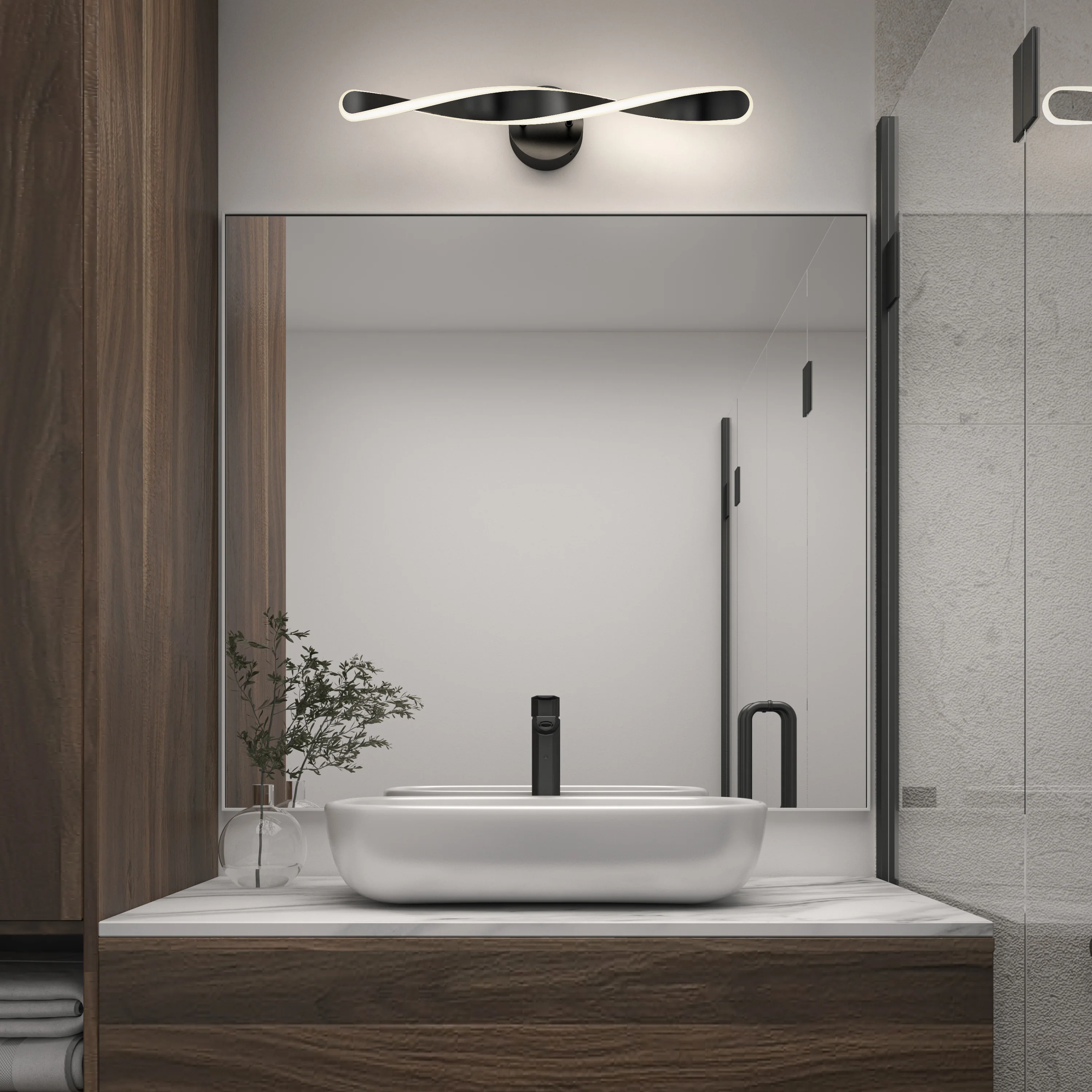 Finley 28-in (70 cm) Integrated LED 3-CCT Vanity Light Bar for Bathroom - Image 2