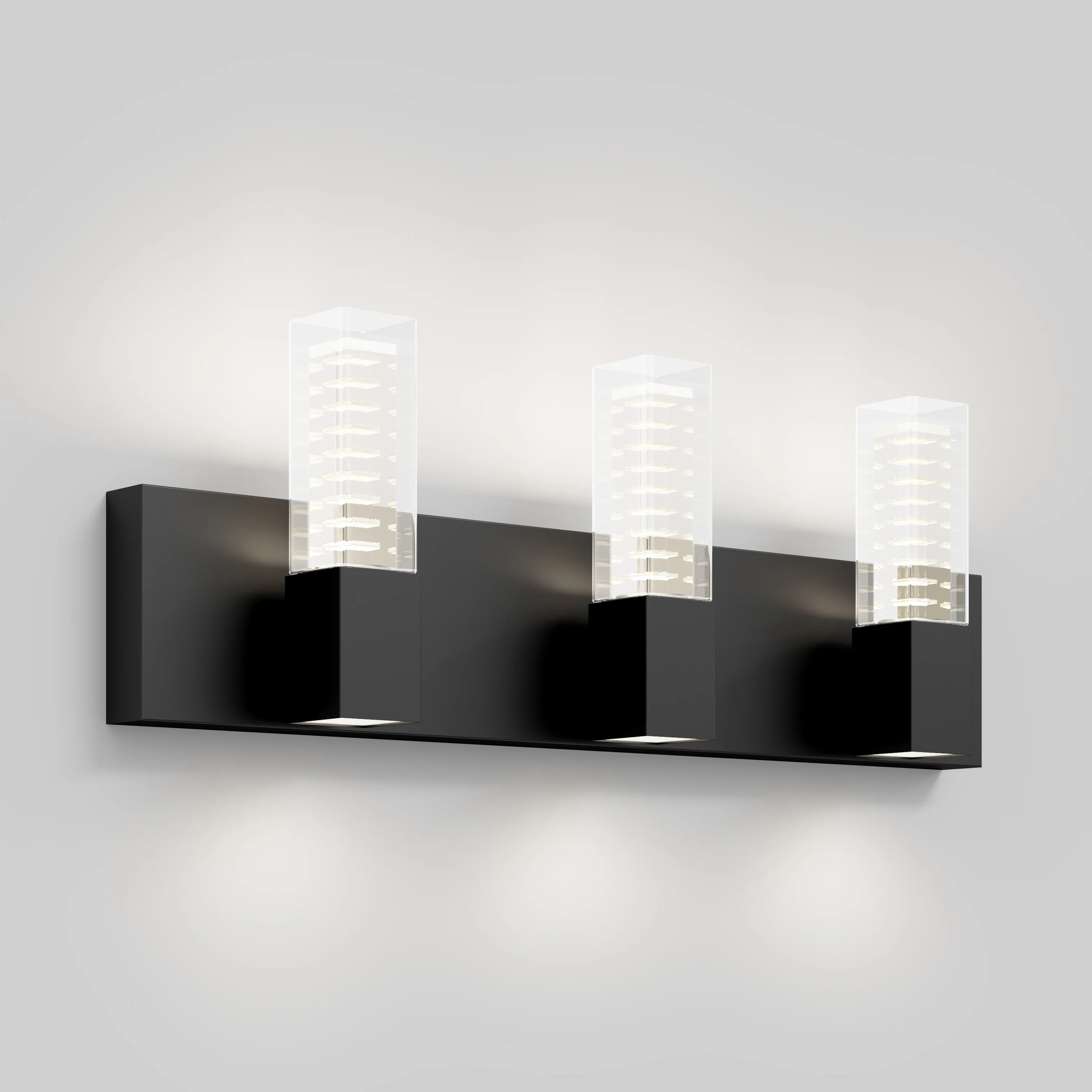 Hologram 24-in (61 cm) 3-Light Modern LED 5-CCT Vanity Light for Bathroom - Image 4