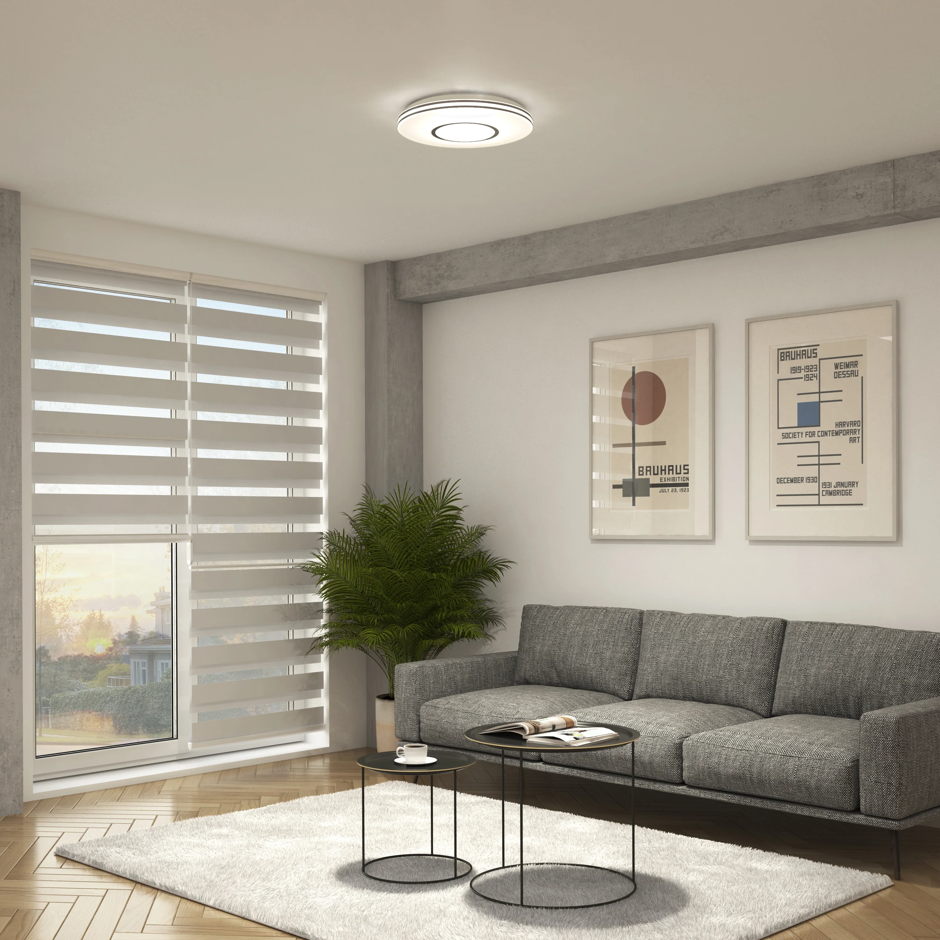 Horizon 13 in. (33 cm) LED Flush Mount Ceiling Light 3 CCT - Image 7
