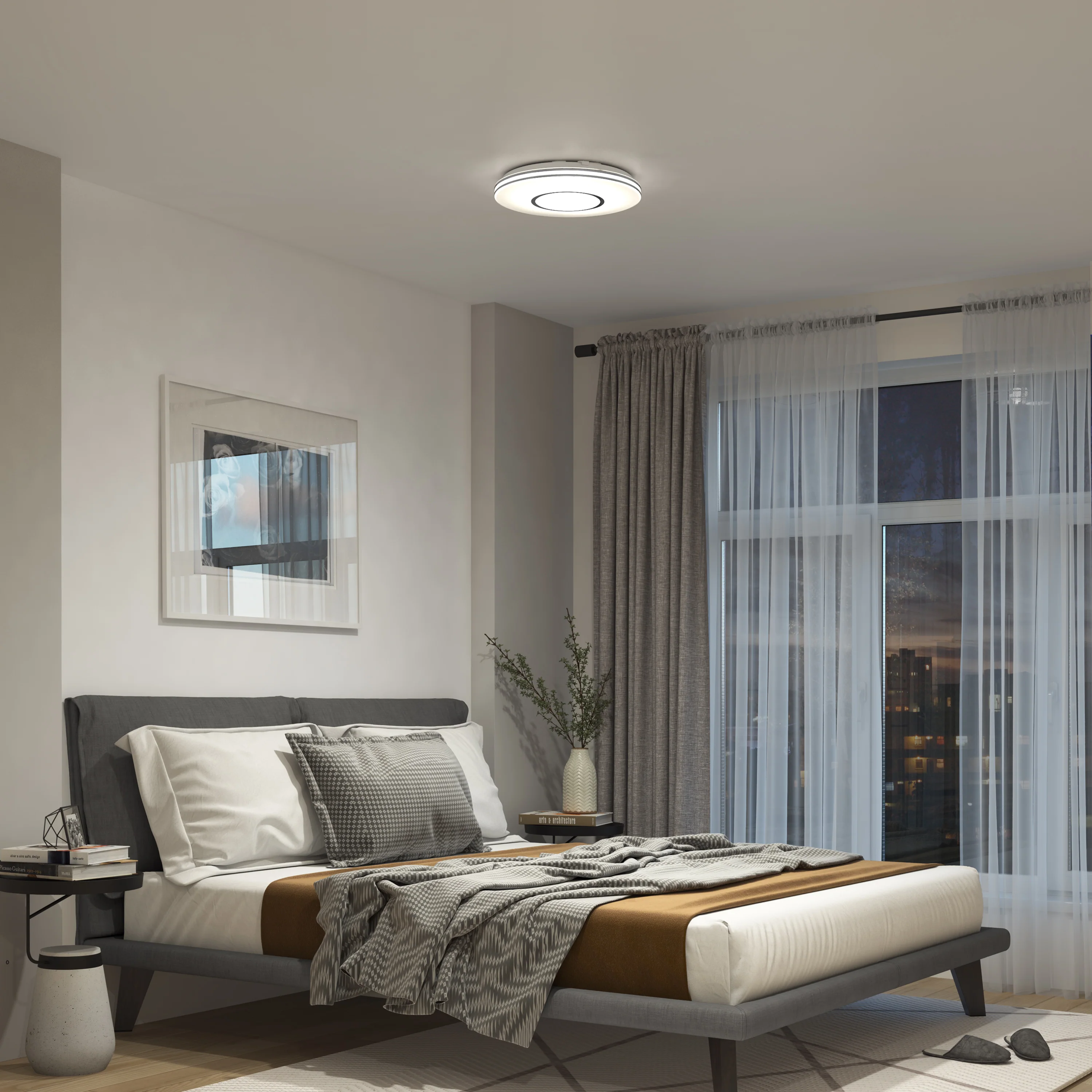 Horizon 13 in. (33 cm) LED Flush Mount Ceiling Light 3 CCT - Image 8