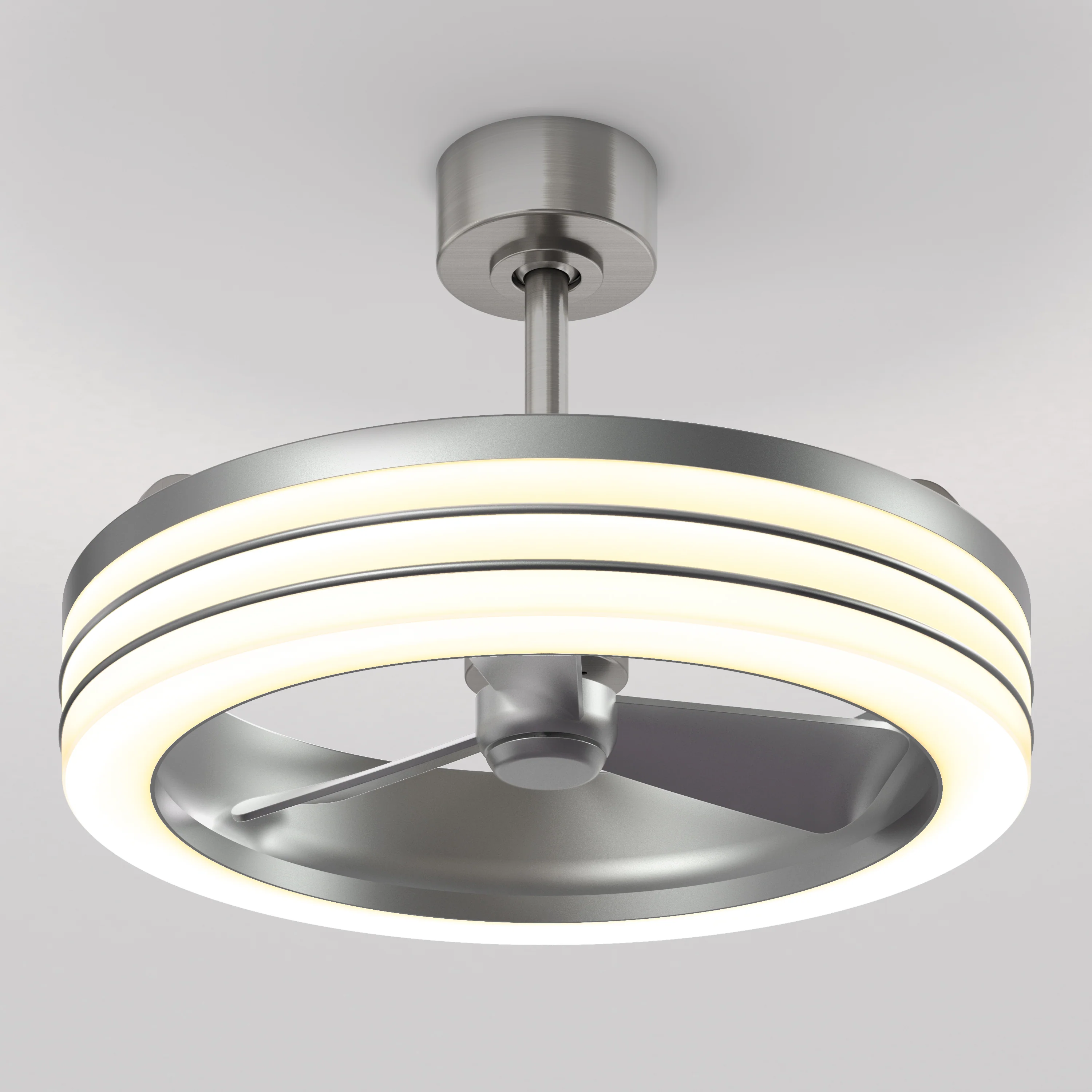 Horizon 23 in. (58 cm) LED modern fandelier ceiling fan with light - includes remote