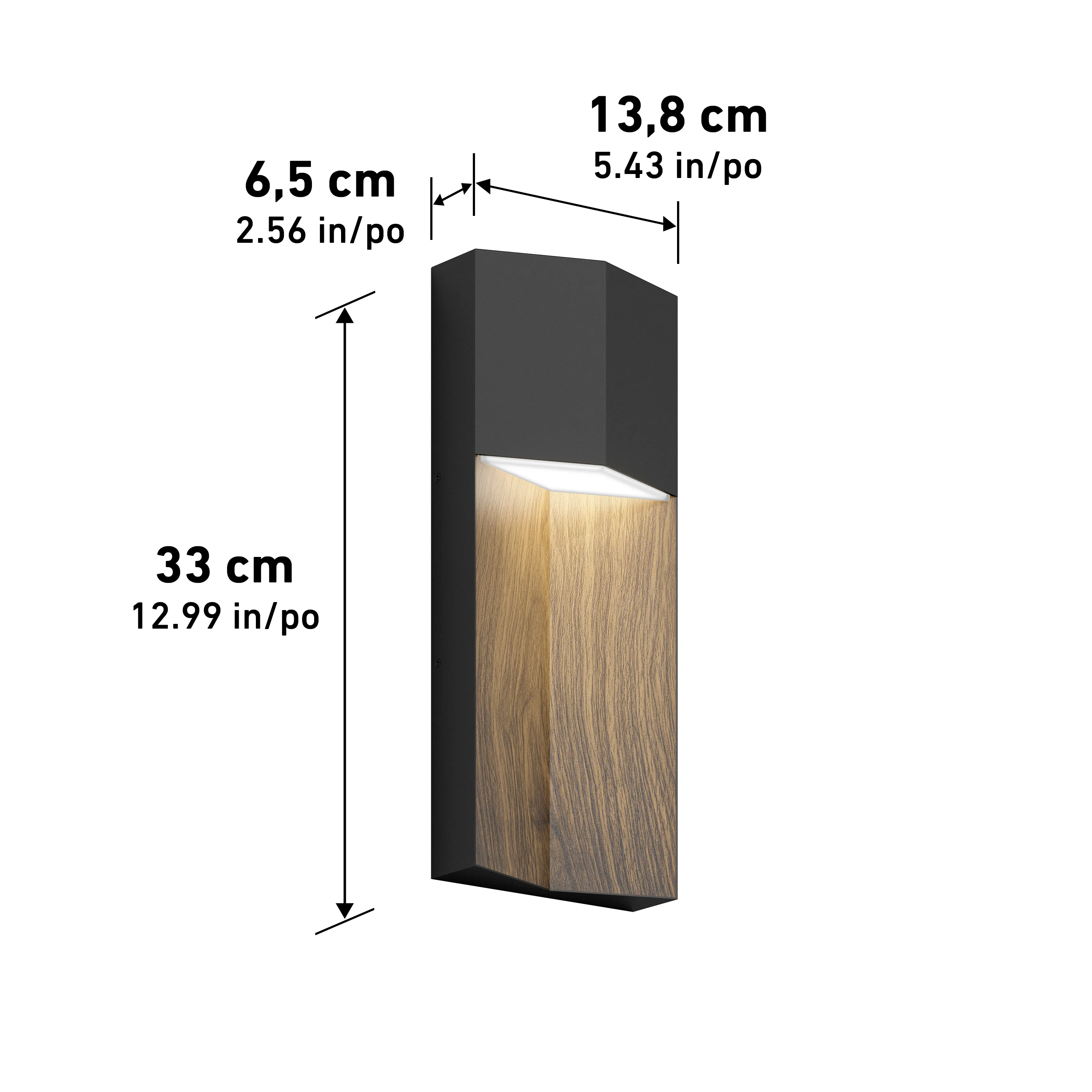 Howel modern LED indoor-outdoor wall light 5 CCT - Image 15