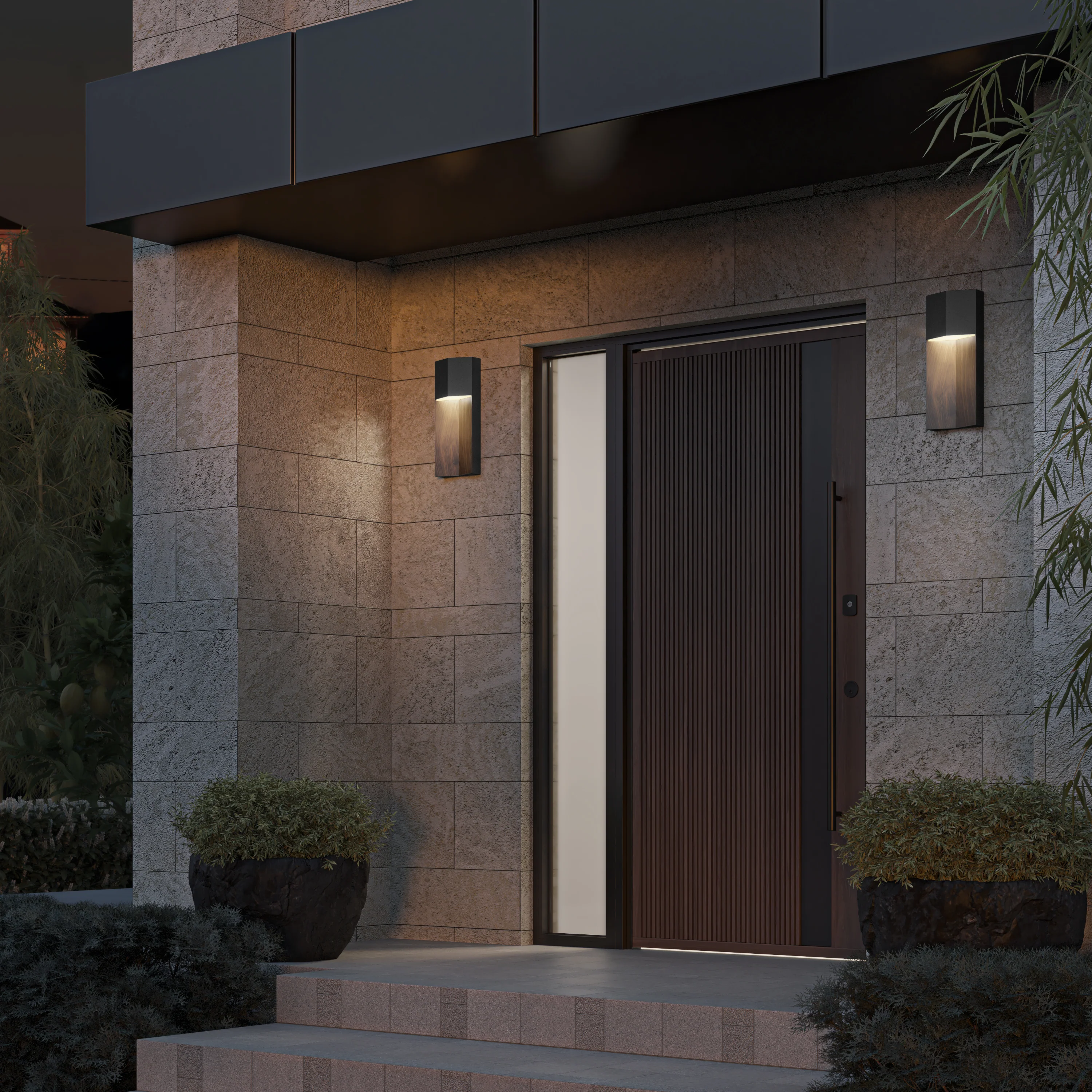 Howel modern LED indoor-outdoor wall light 5 CCT - Image 2
