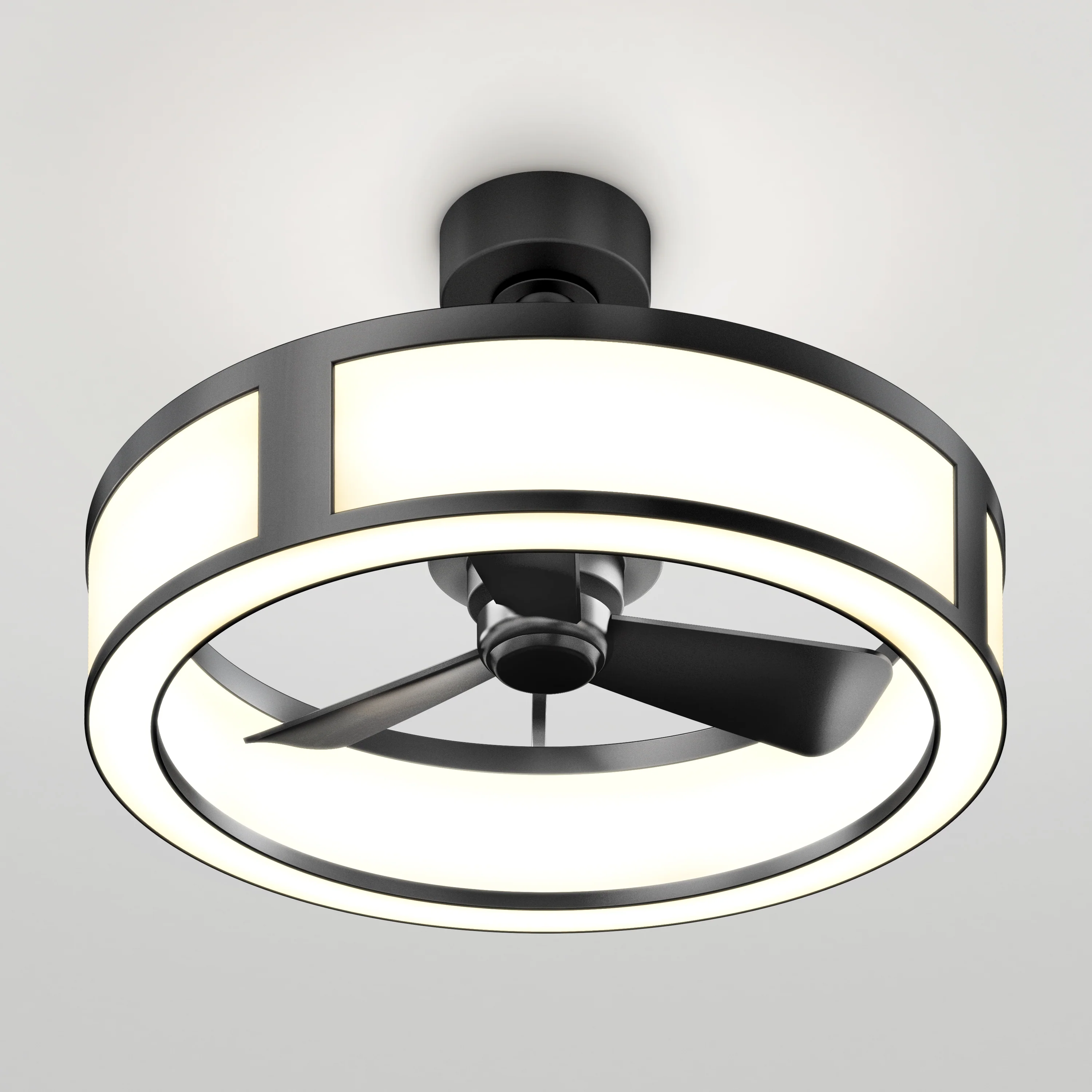 Huxley 23 in. (59 cm) LED modern fandelier ceiling fan with light - Image 4