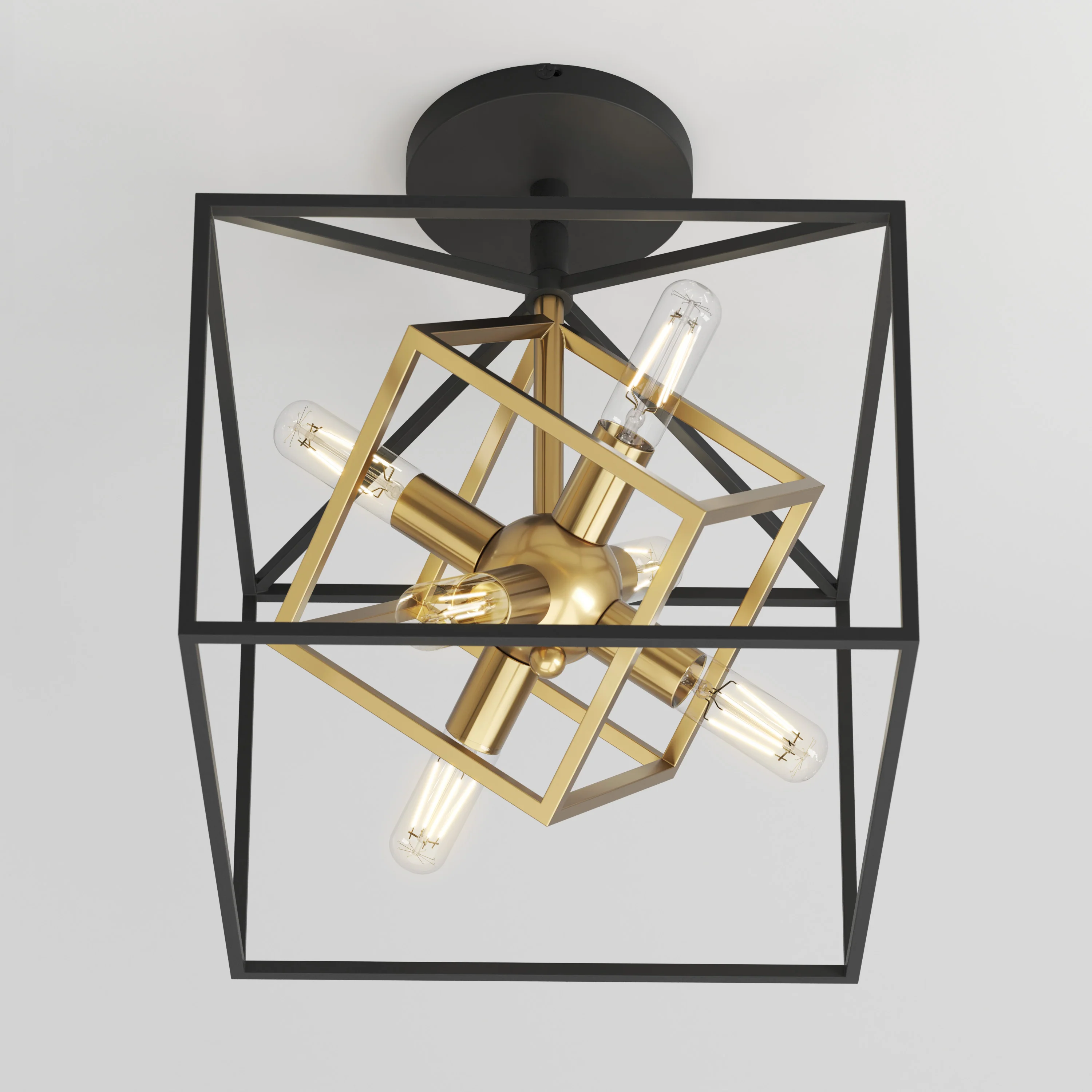 Imperium 6-light 11 in. (27 cm) LED Flush Mount Ceiling Light - Image 4