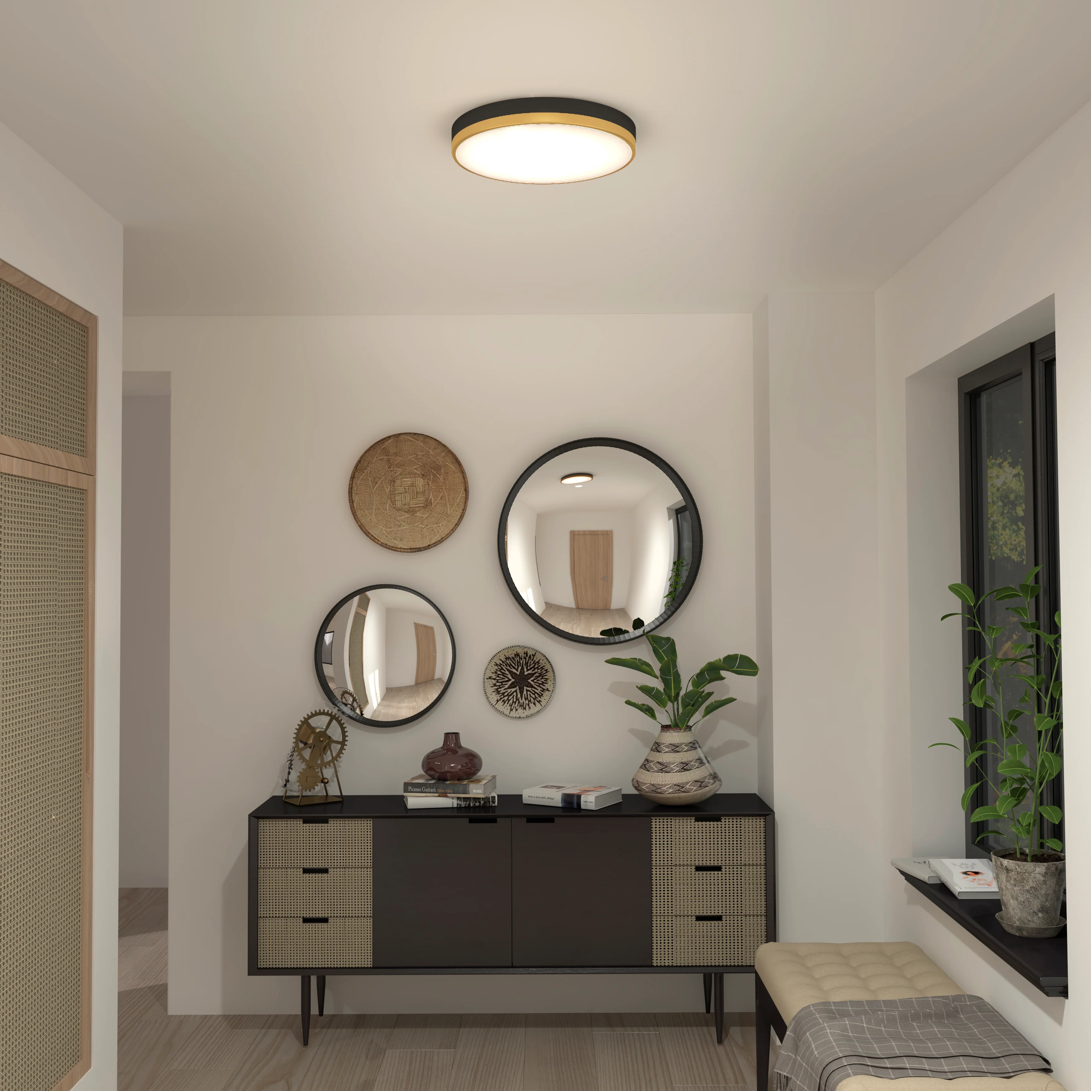 Kent 15 in. (38 cm) LED Flush Mount Ceiling Light - Image 2