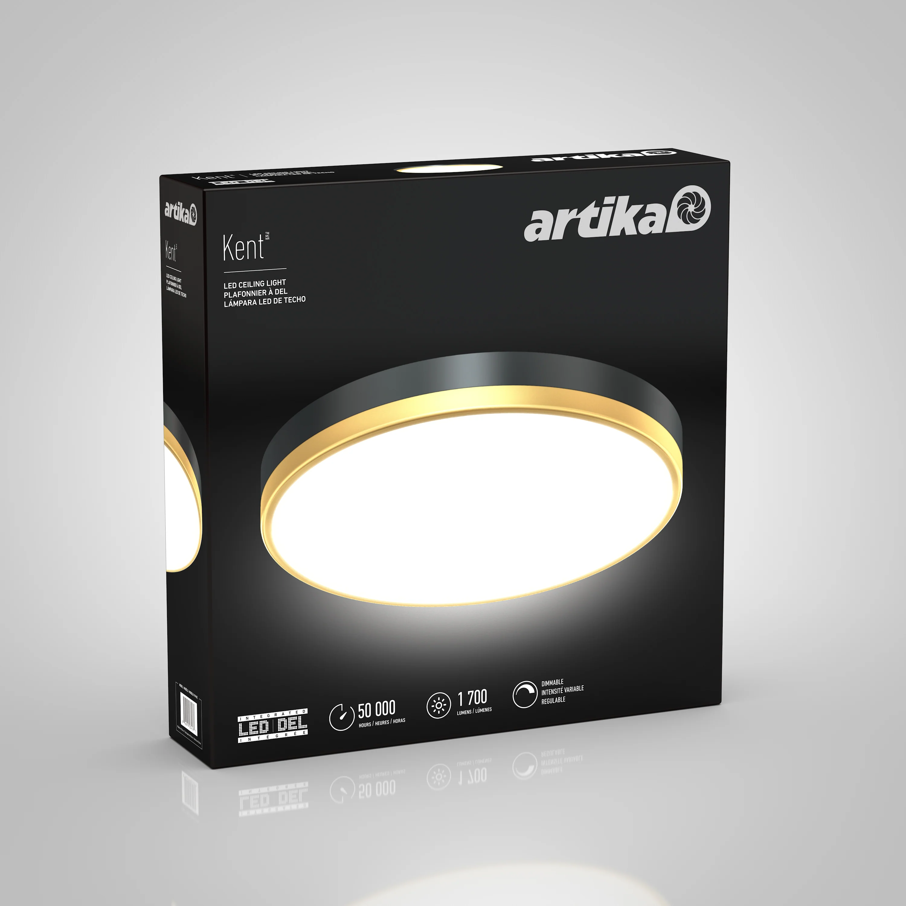 Kent 15 in. (38 cm) LED Flush Mount Ceiling Light - Image 7