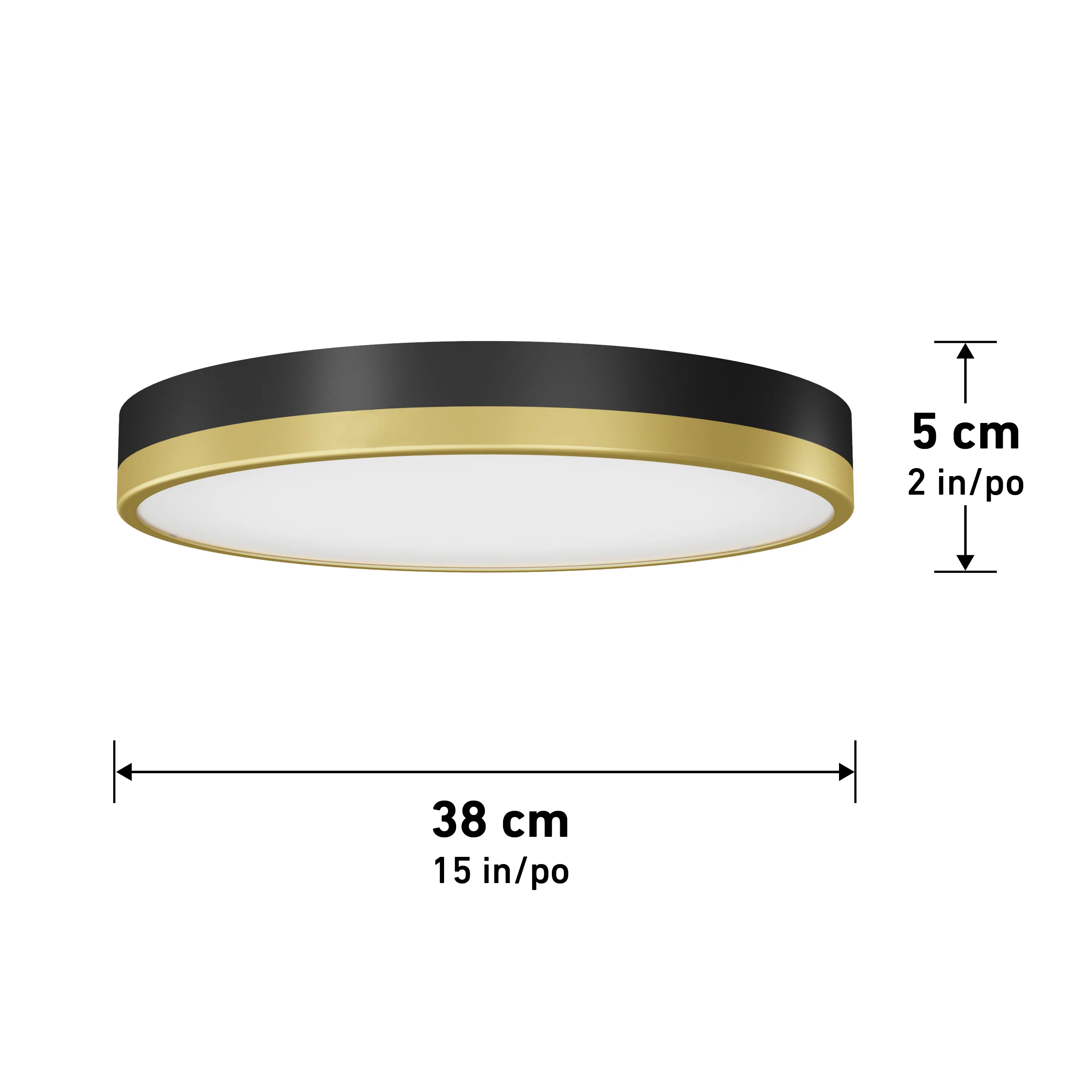 Kent 15 in. (38 cm) LED Flush Mount Ceiling Light - Image 9