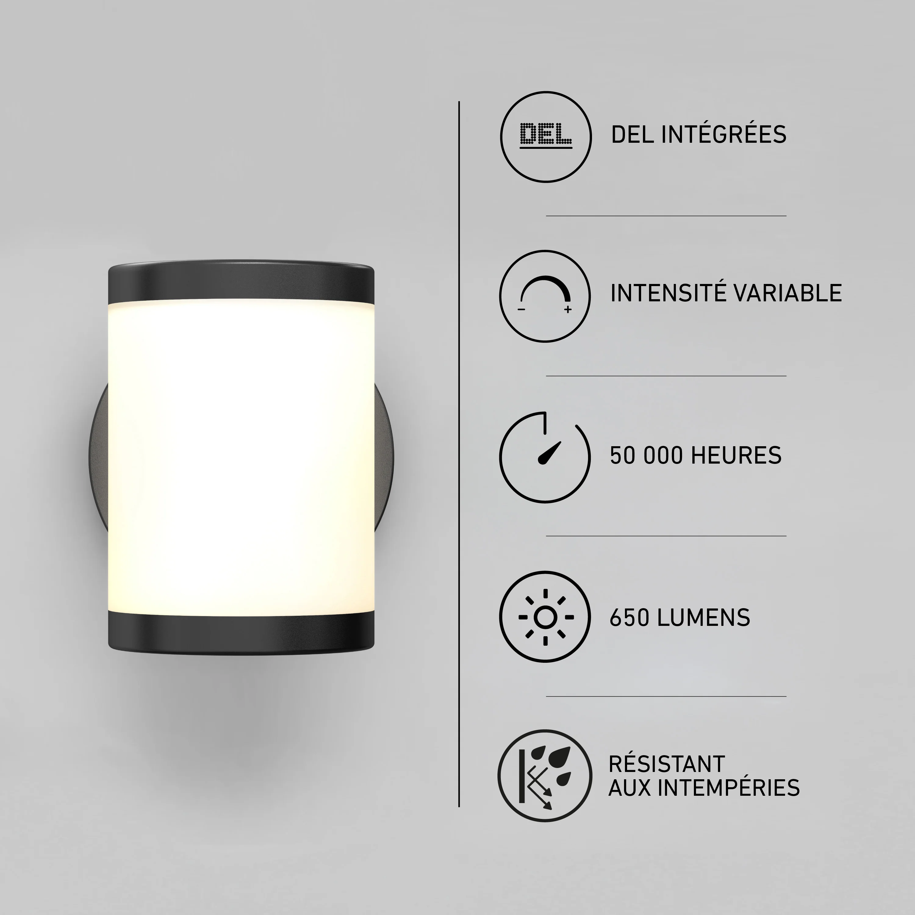 Landon LED Outdoor Wall Light 2-Pack - Image 11