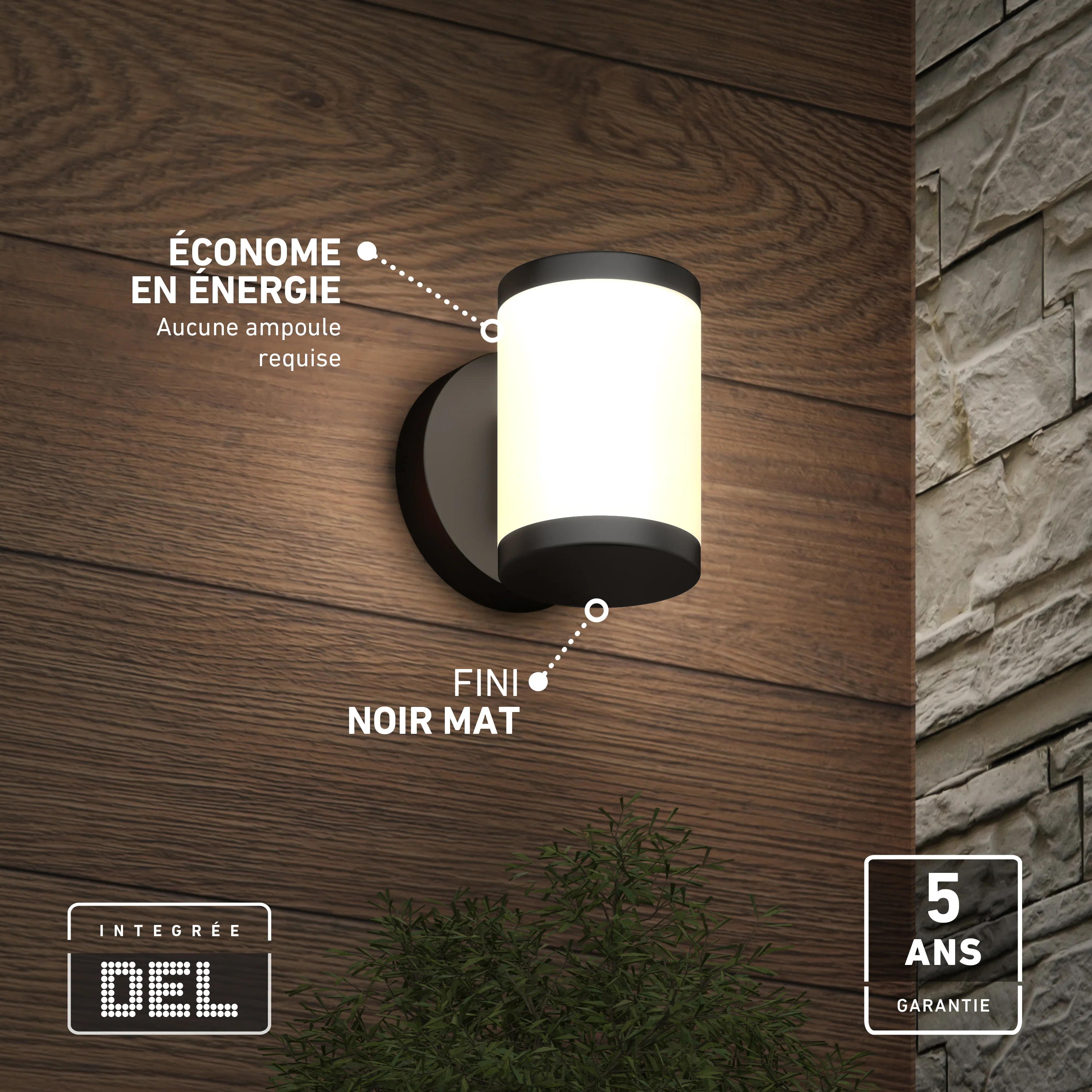 Landon LED Outdoor Wall Light 2-Pack - Image 12