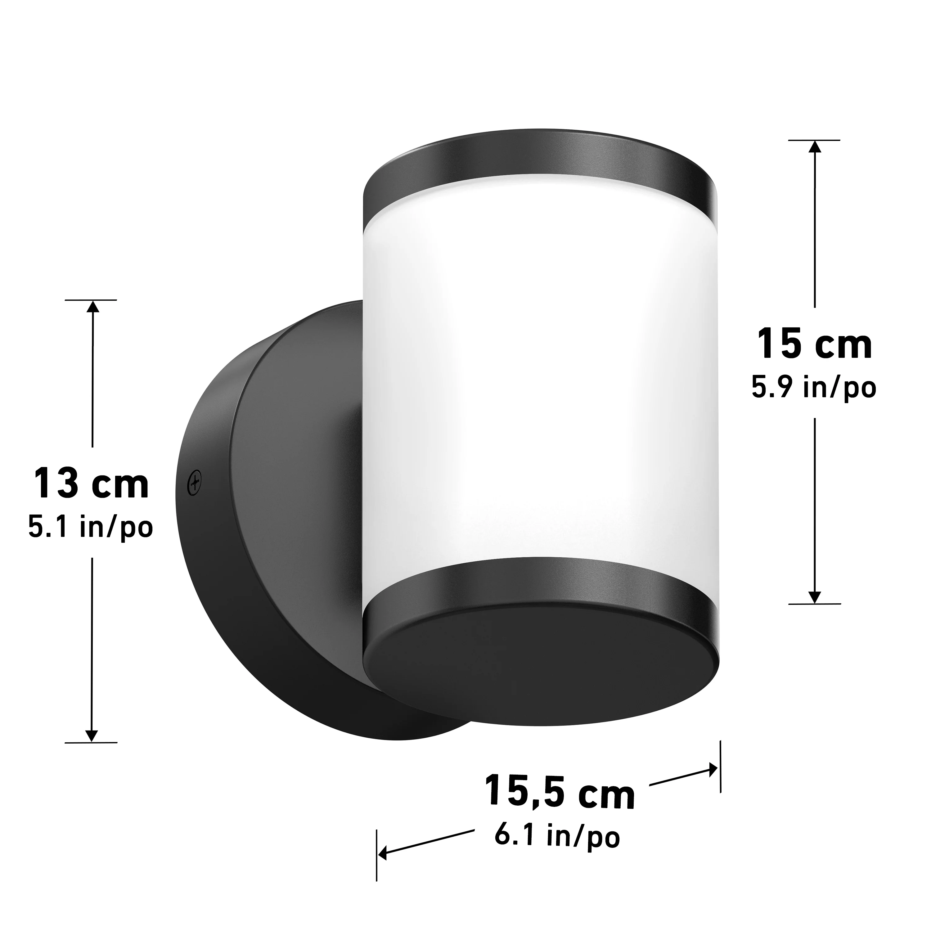 Landon LED Outdoor Wall Light 2-Pack - Image 14
