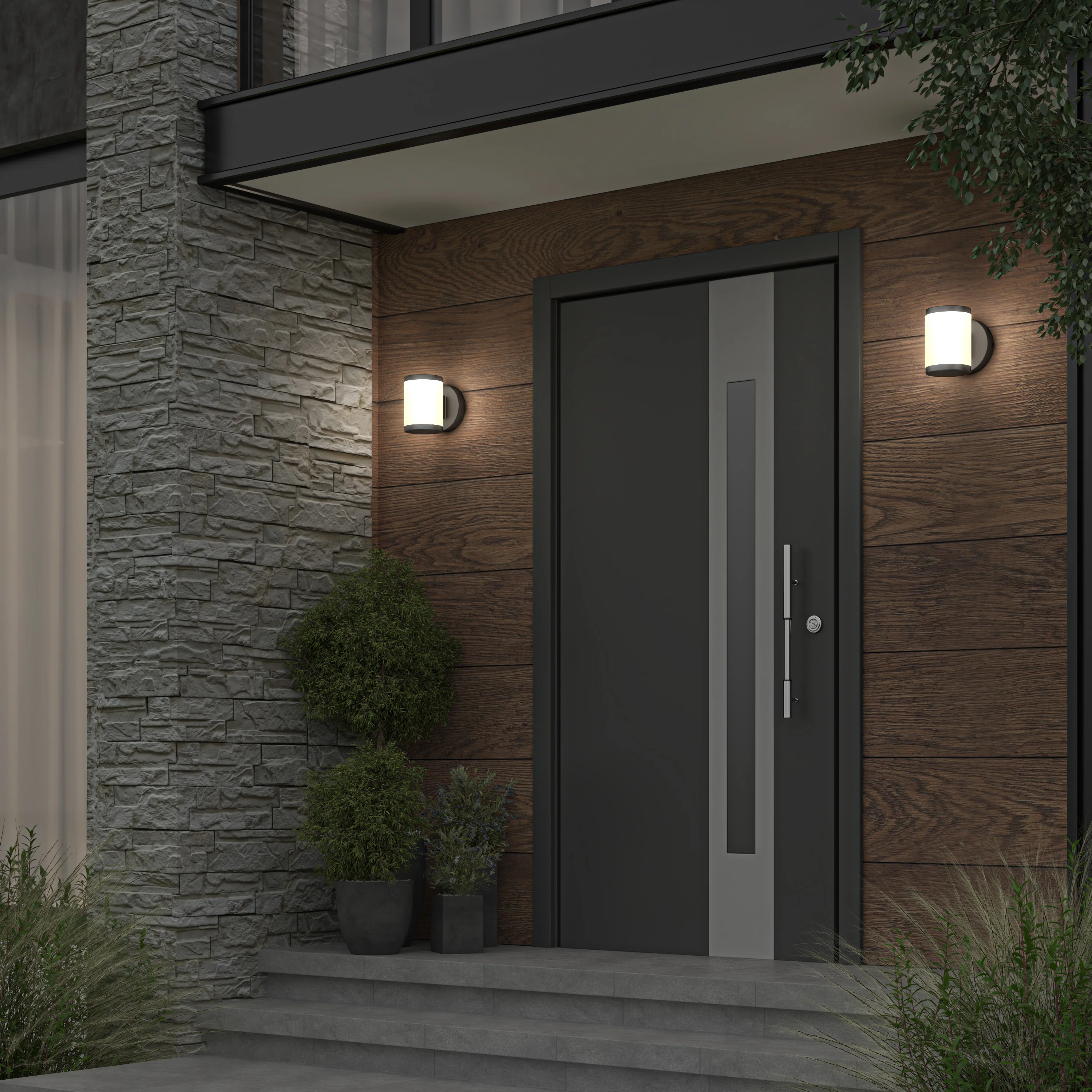Landon LED Outdoor Wall Light 2-Pack - Image 6