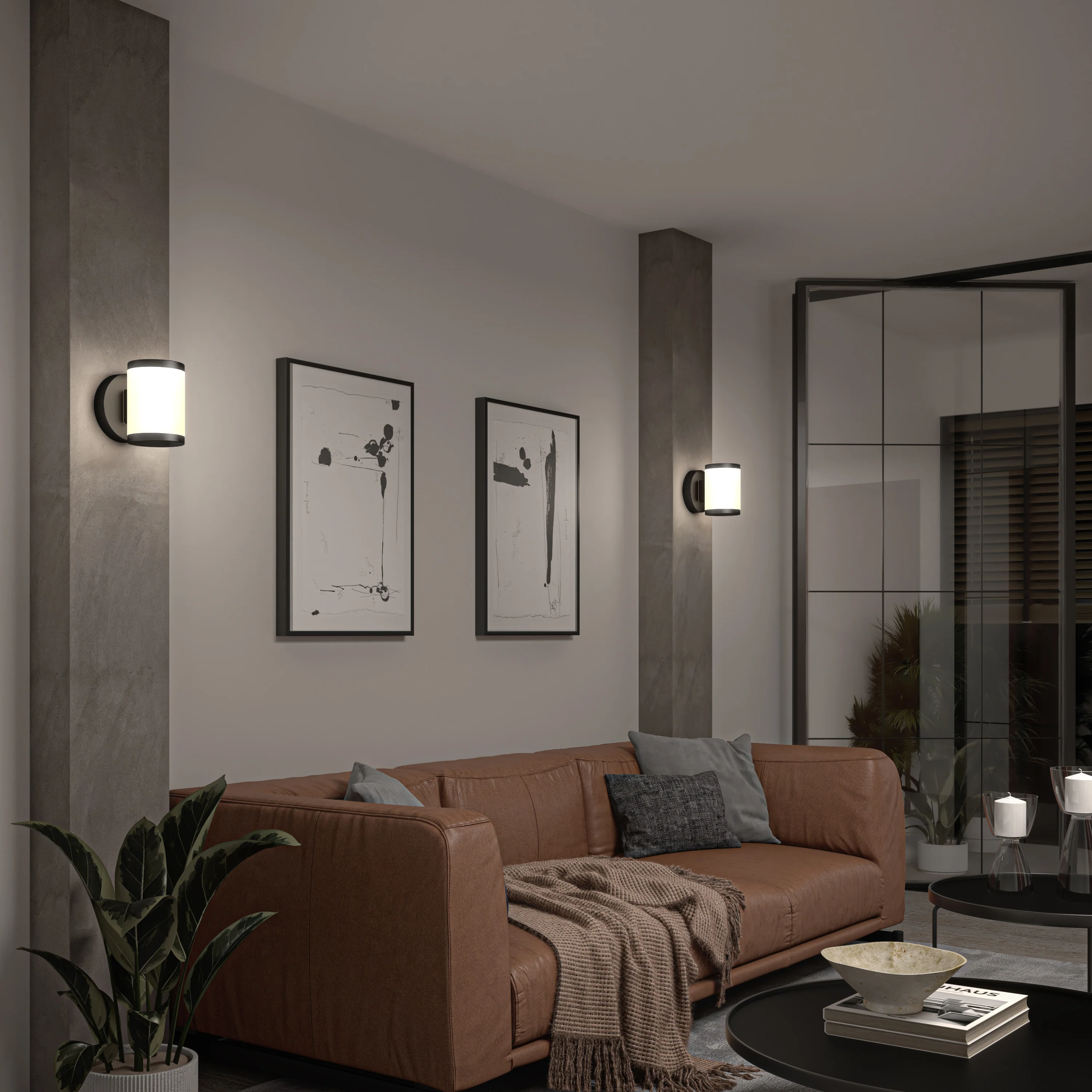 Landon LED Outdoor Wall Light 2-Pack - Image 8