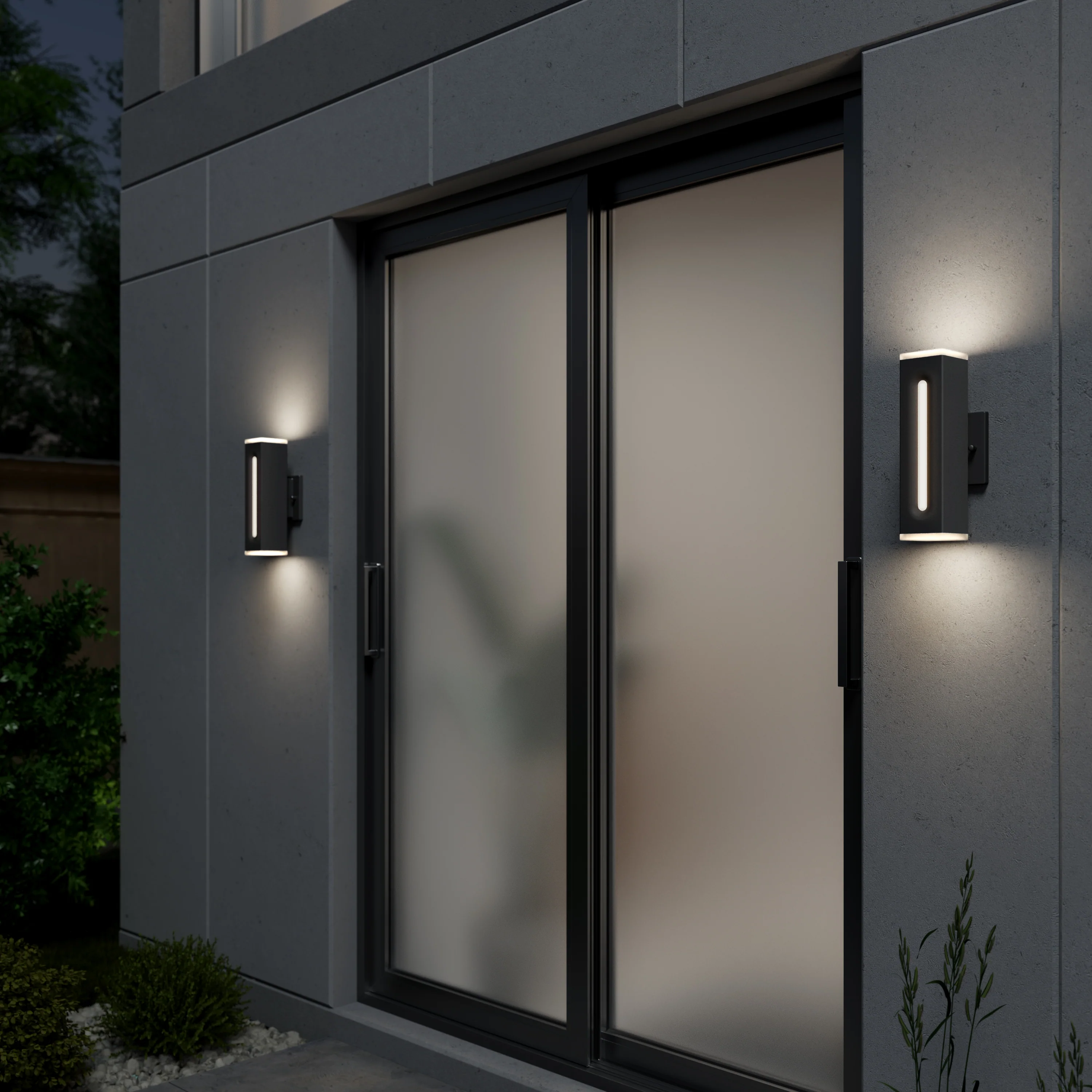 Linea Square LED indoor-outdoor wall light 3 CCT - Image 12