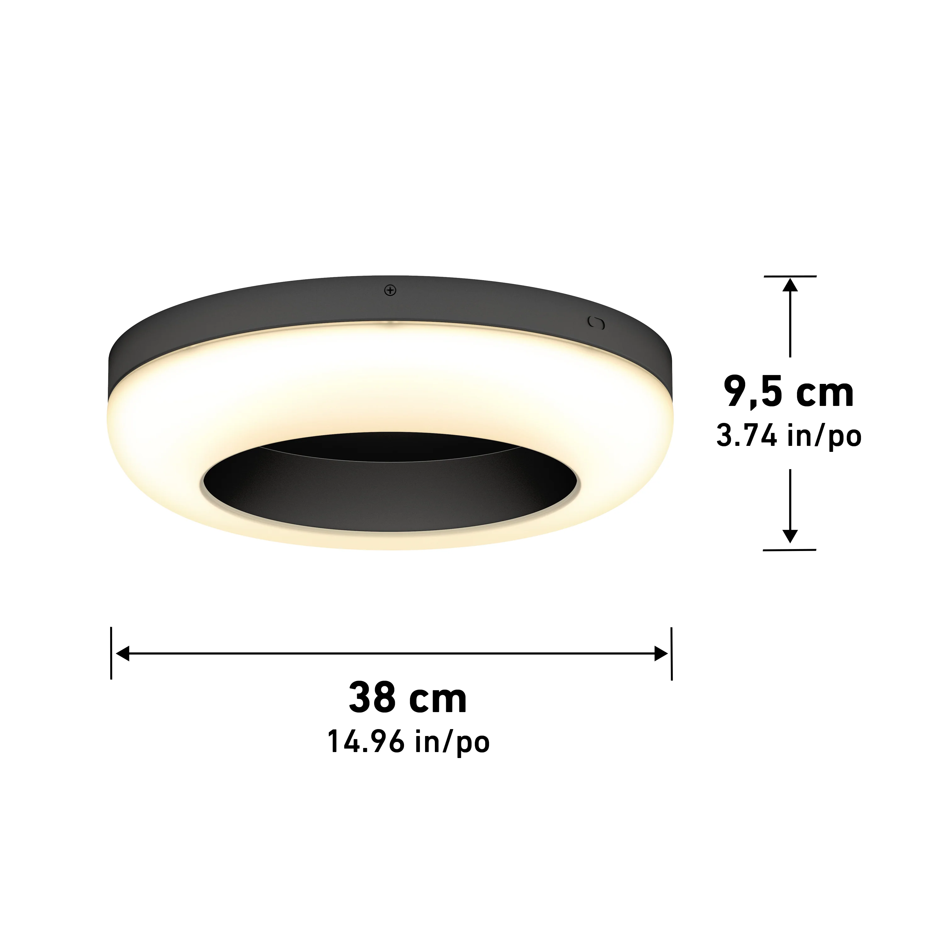 Louka 15 in. (38 cm) Modern LED Flush Mount Ceiling Light 5 CCT - Image 14